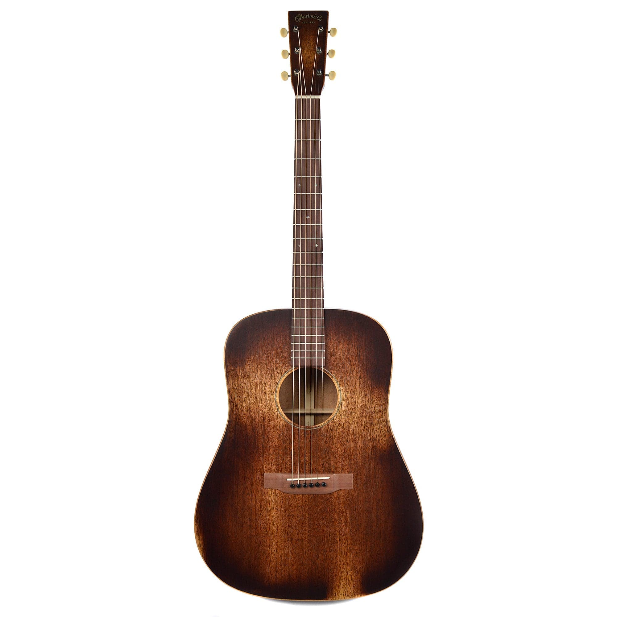 Martin D-15M StreetMaster Mahogany Satin Mahogany Burst Acoustic Guitars / Dreadnought