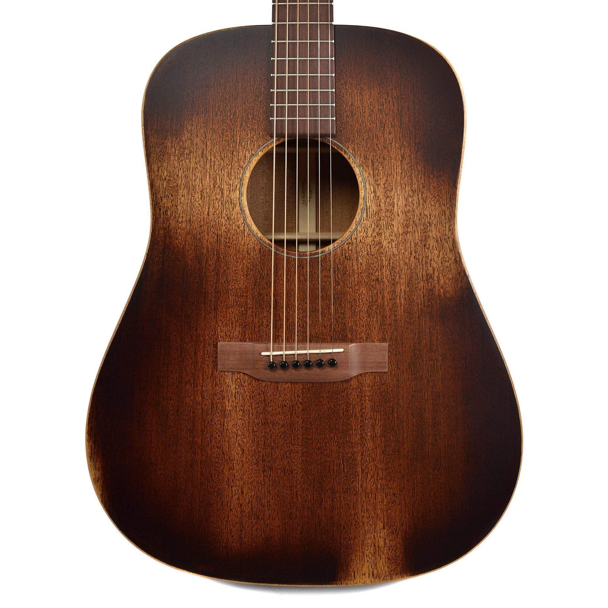 Martin D-15M StreetMaster Mahogany Satin Mahogany Burst Acoustic Guitars / Dreadnought