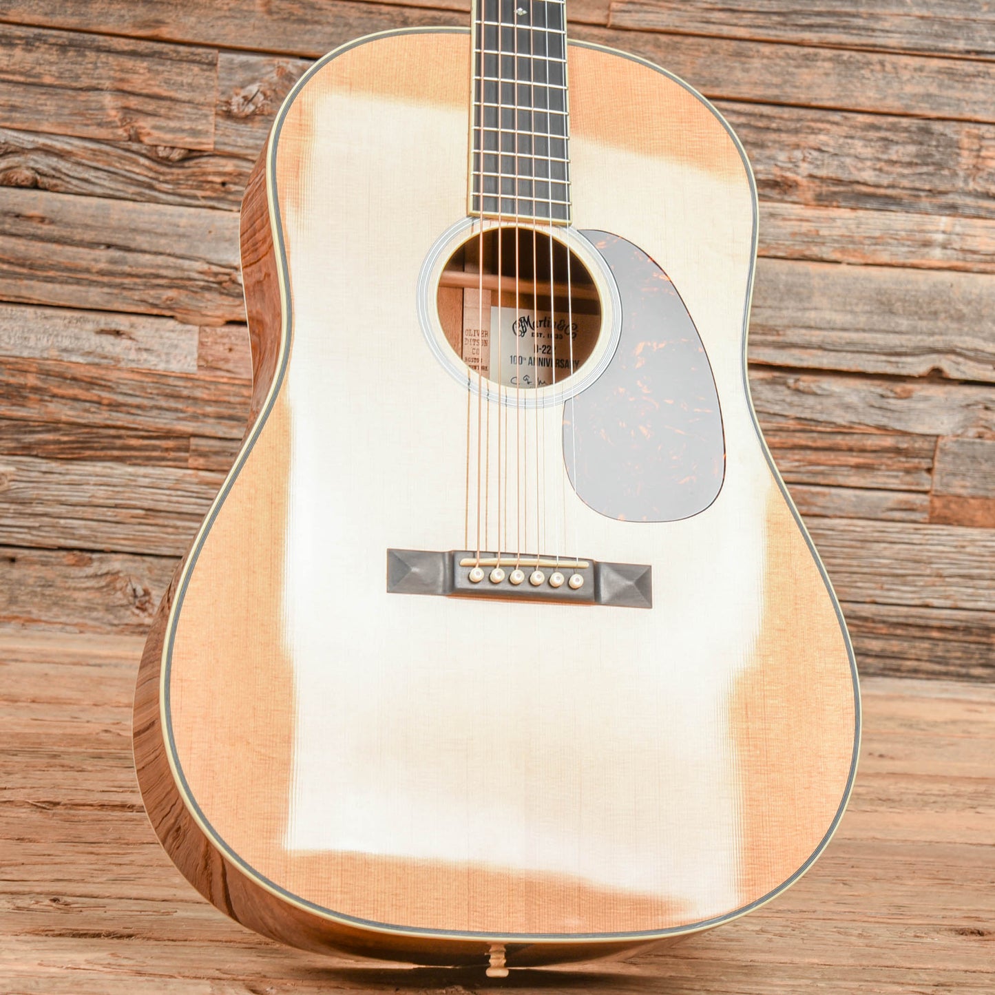 Martin D-222 100th Anniversary Natural 2014 Acoustic Guitars / Dreadnought