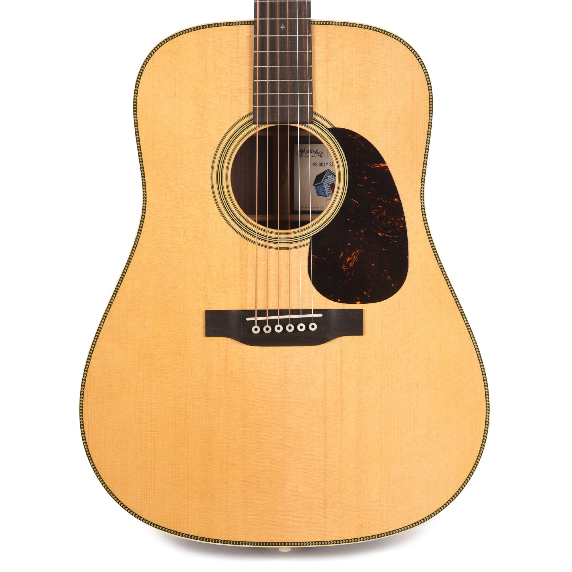 Martin D-28 Billy Strings Spruce/East Indian Rosewood Natural Acoustic Guitars / Dreadnought