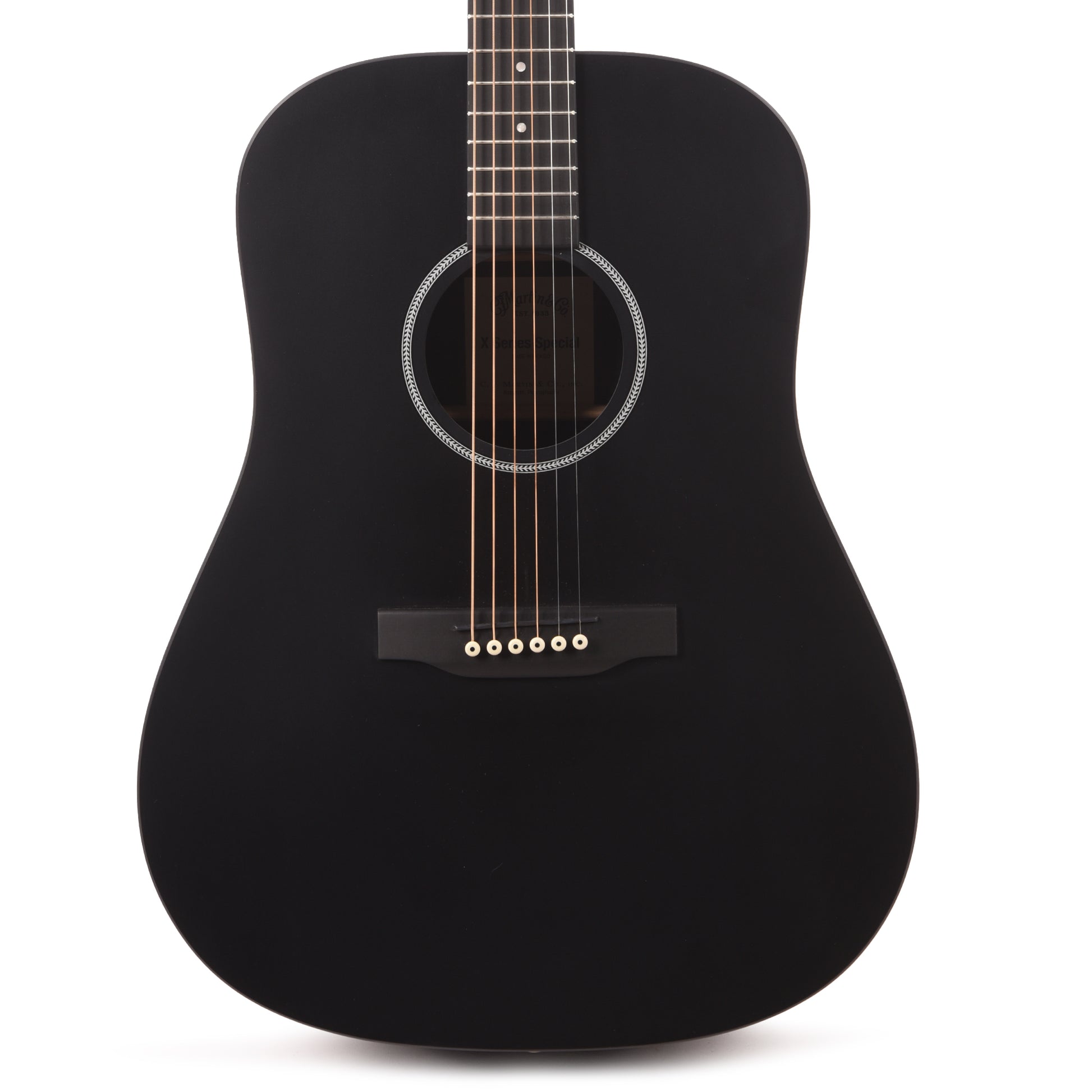 Martin D-X1 Black HPL Black Acoustic Guitars / Dreadnought