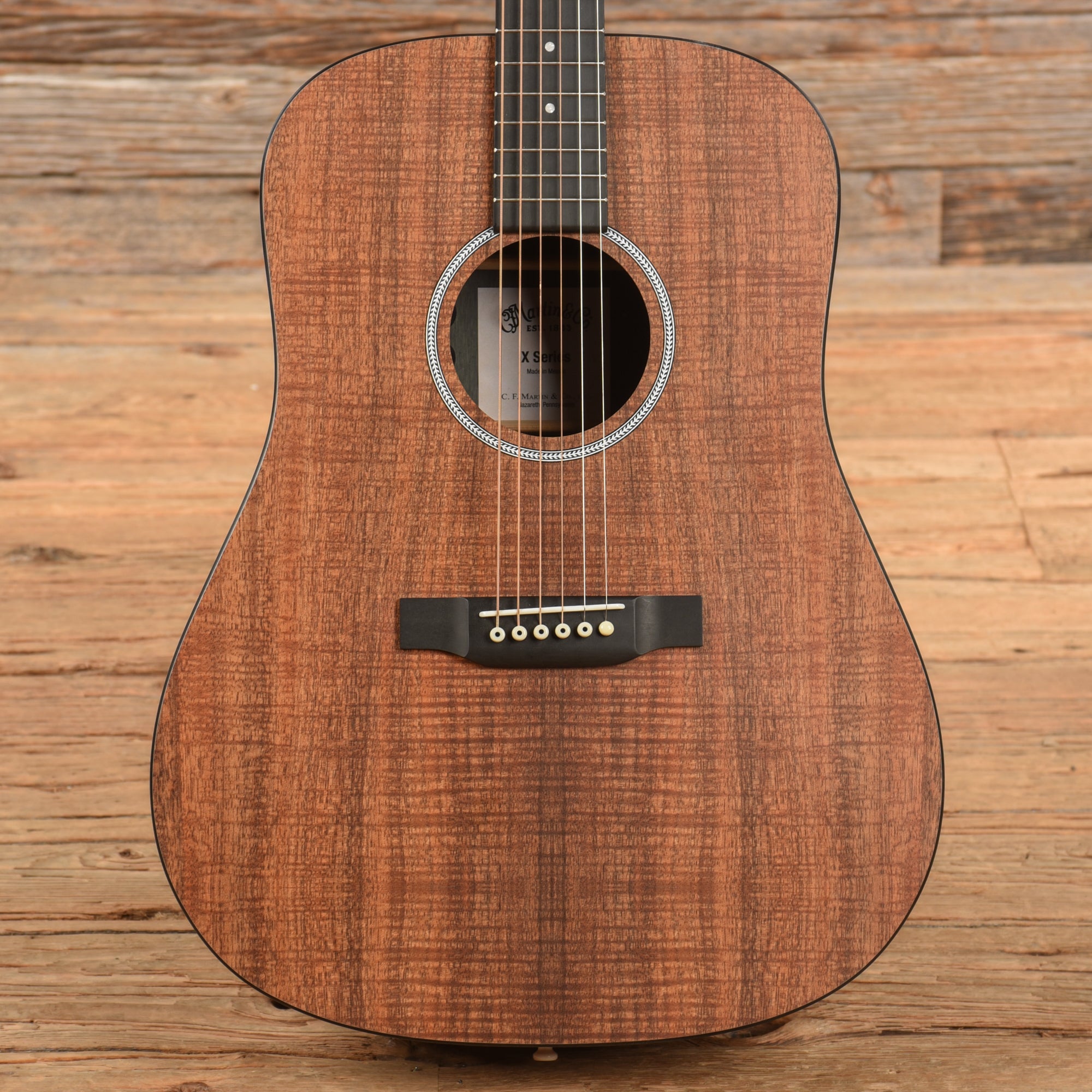 Martin D-X1E HPL Koa w/Fishman MX Acoustic Guitars / Dreadnought