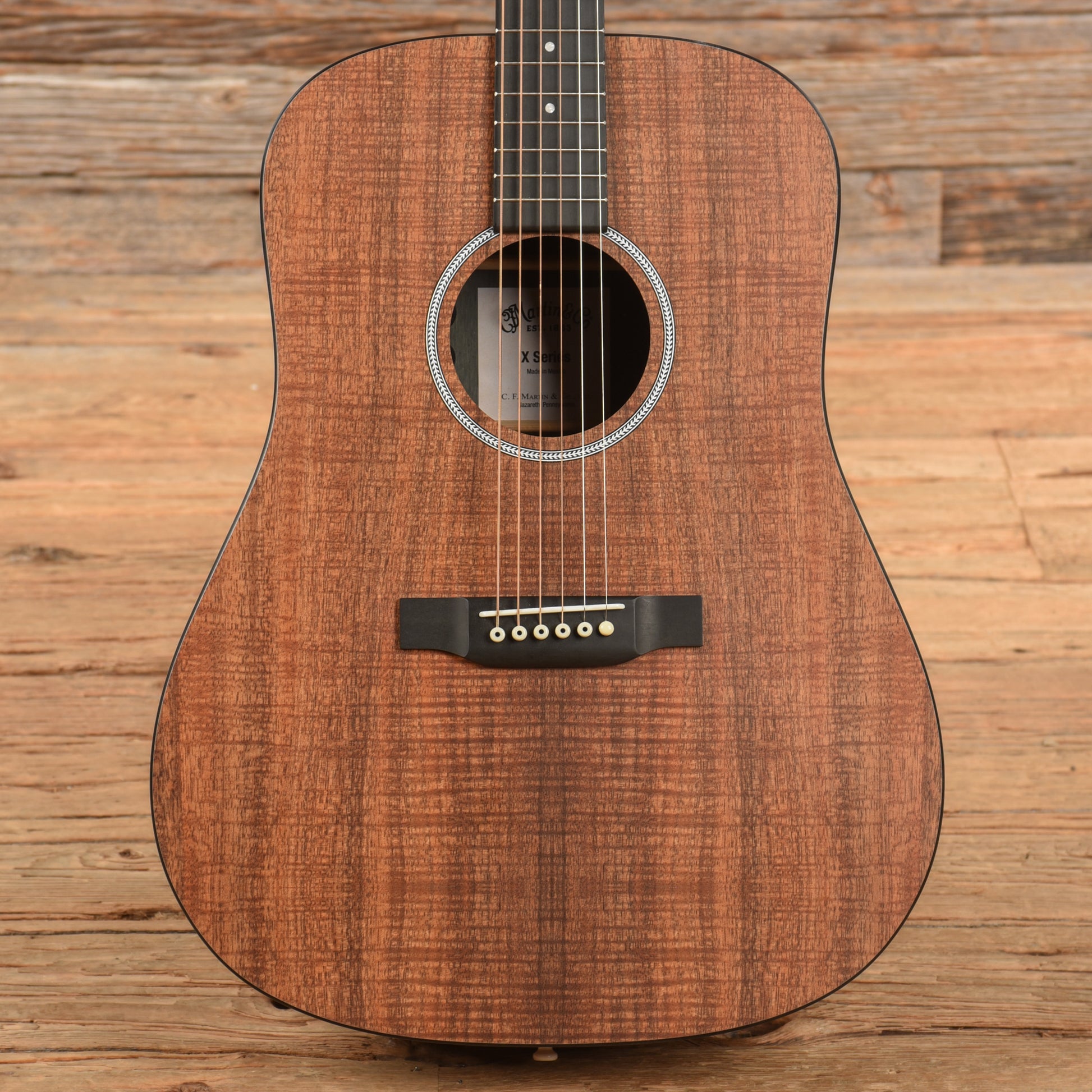 Martin D-X1E HPL Koa w/Fishman MX Acoustic Guitars / Dreadnought