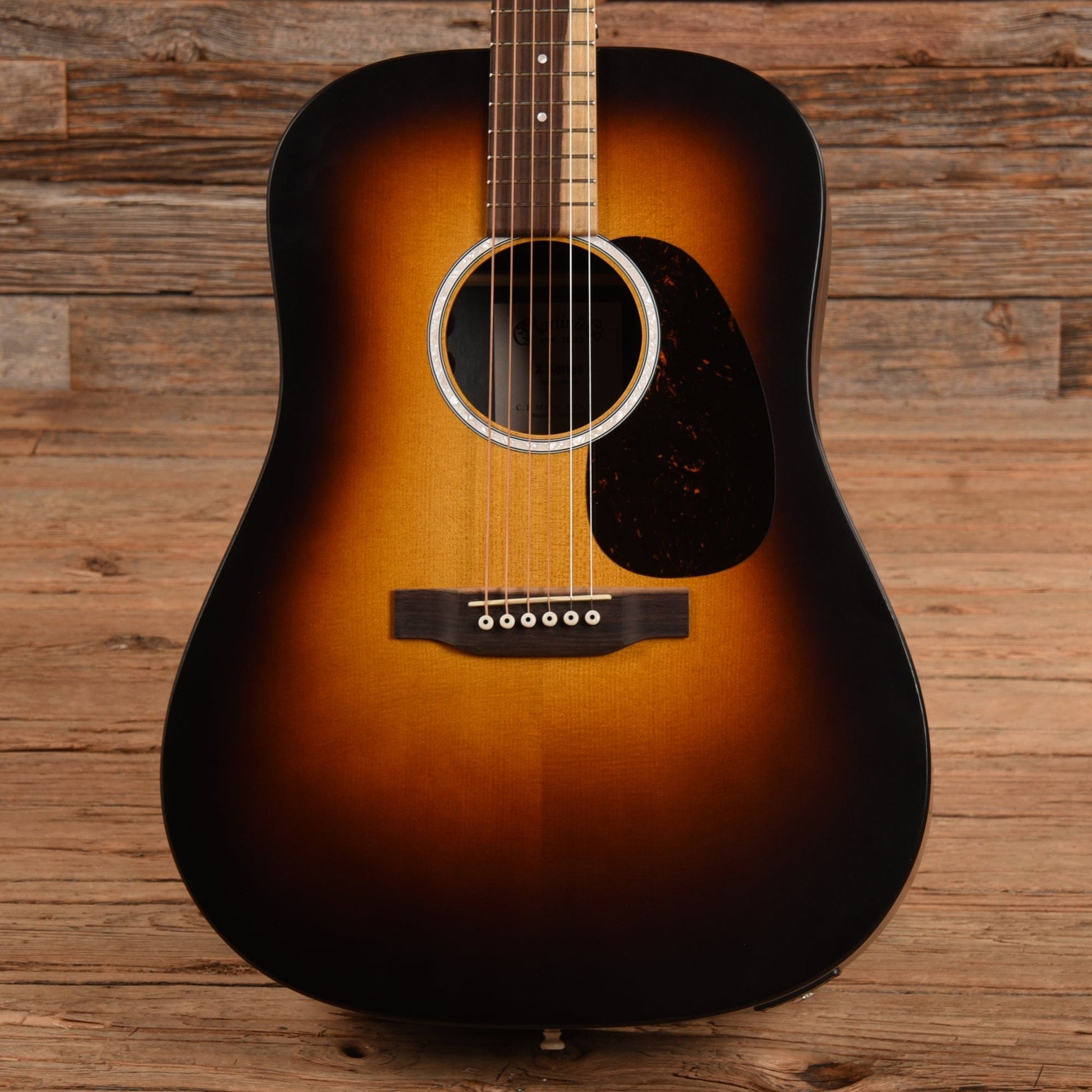Martin D-X2E Burst Sitka/Macassar HPL w/Fishman MX Acoustic Guitars / Dreadnought
