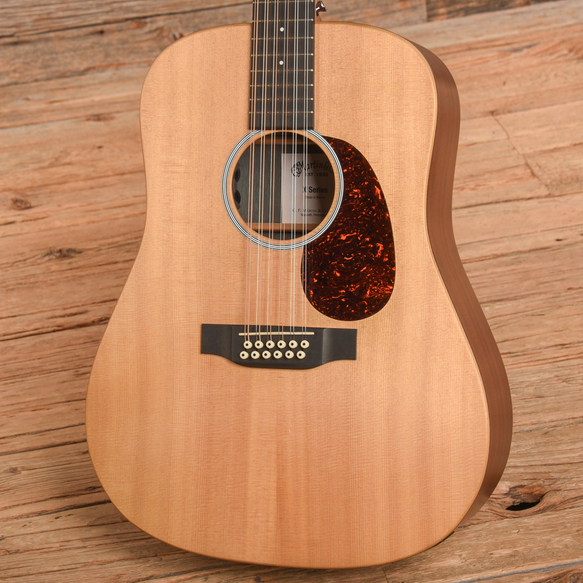 Martin D12X1AE Natural Acoustic Guitars / Dreadnought