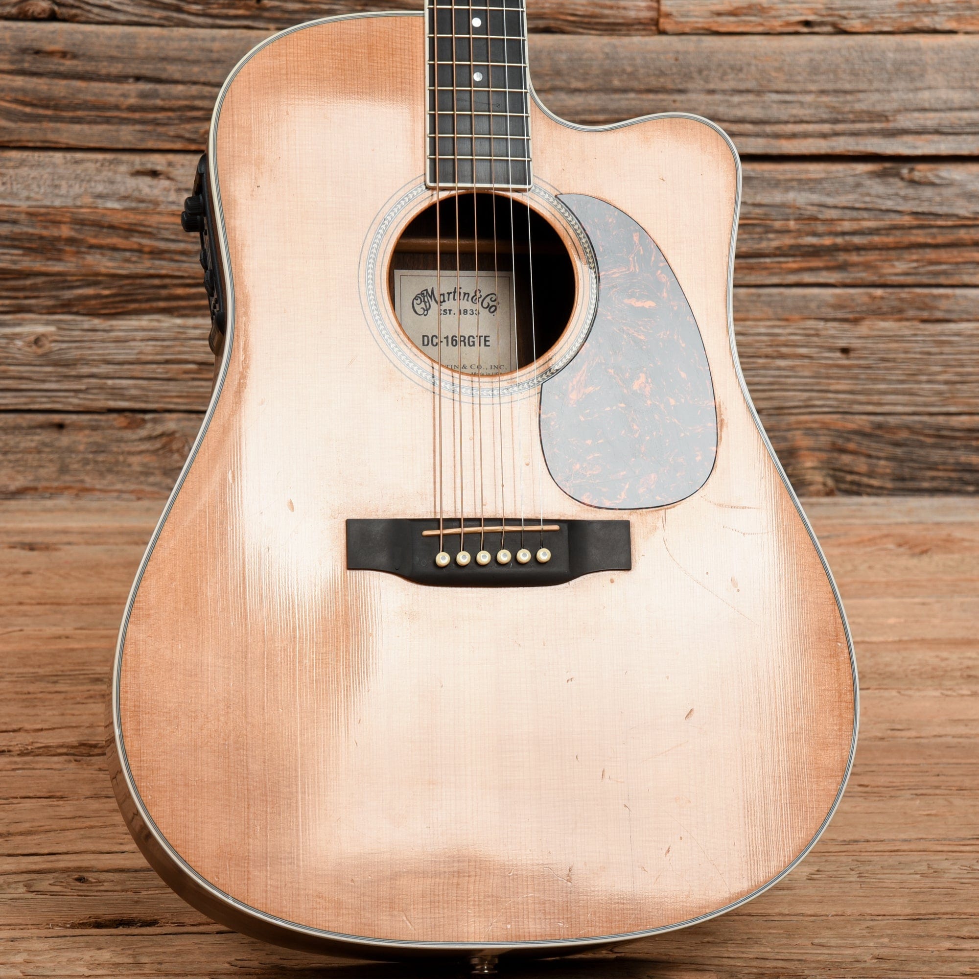 Martin DC16 RGTE Natural 2009 Acoustic Guitars / Dreadnought