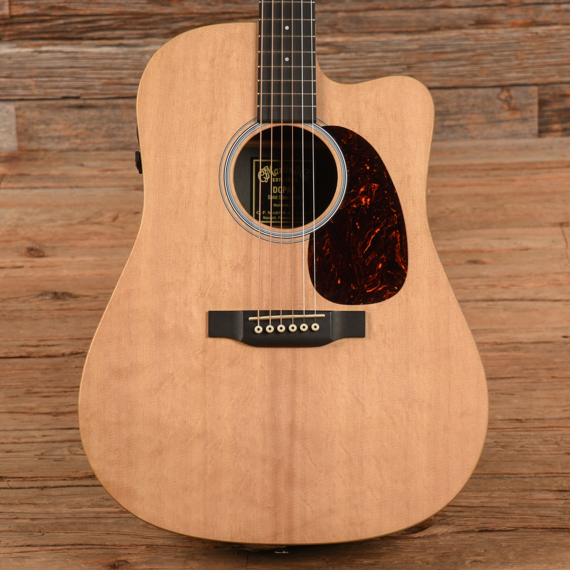 Martin DCPA5 Natural 2016 Acoustic Guitars / Dreadnought