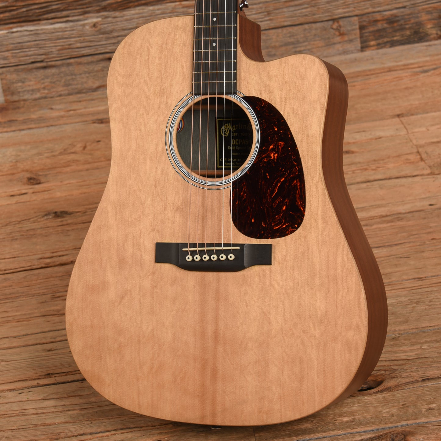 Martin DCPA5 Natural 2016 Acoustic Guitars / Dreadnought