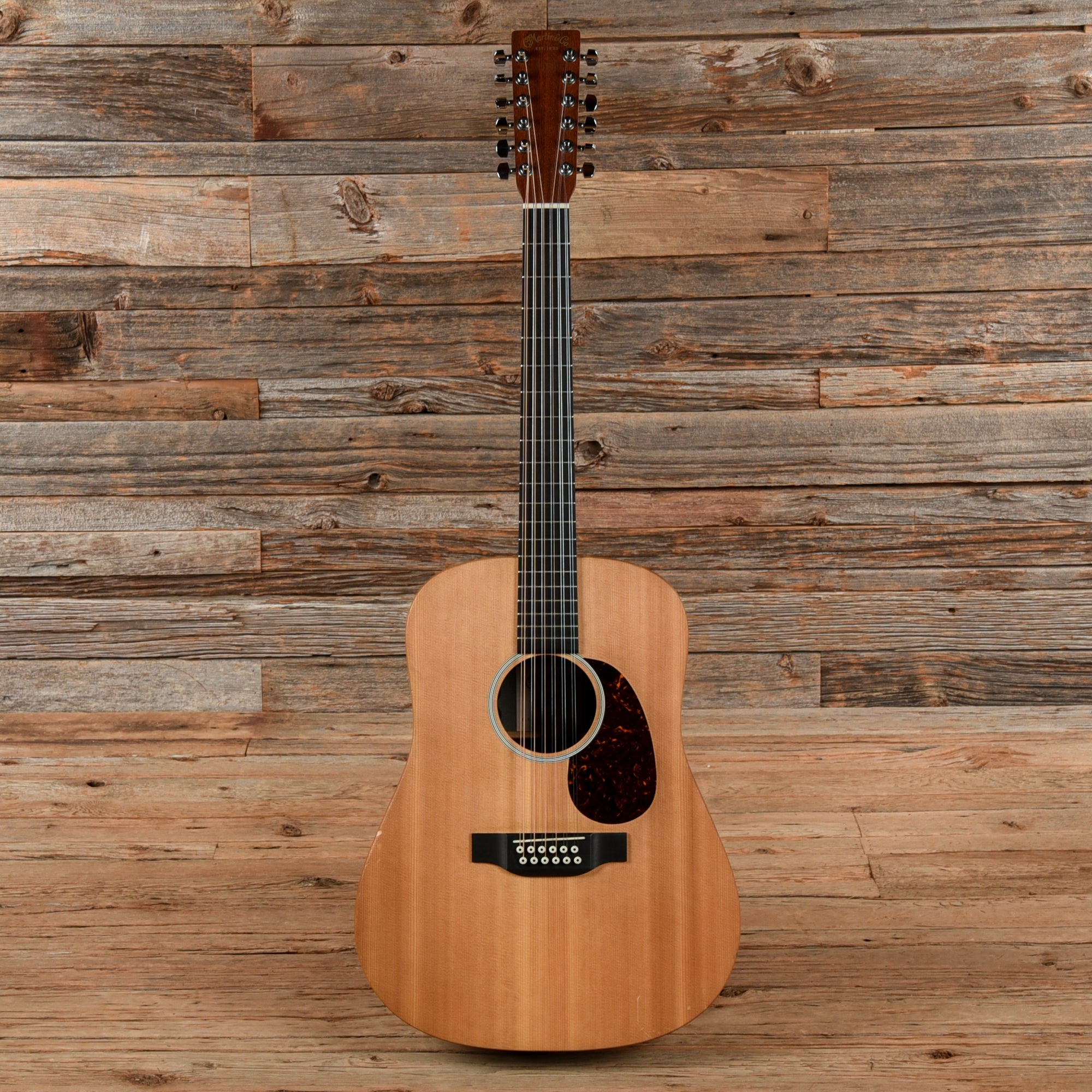 Martin DX2e 12-String Natural Acoustic Guitars / Dreadnought