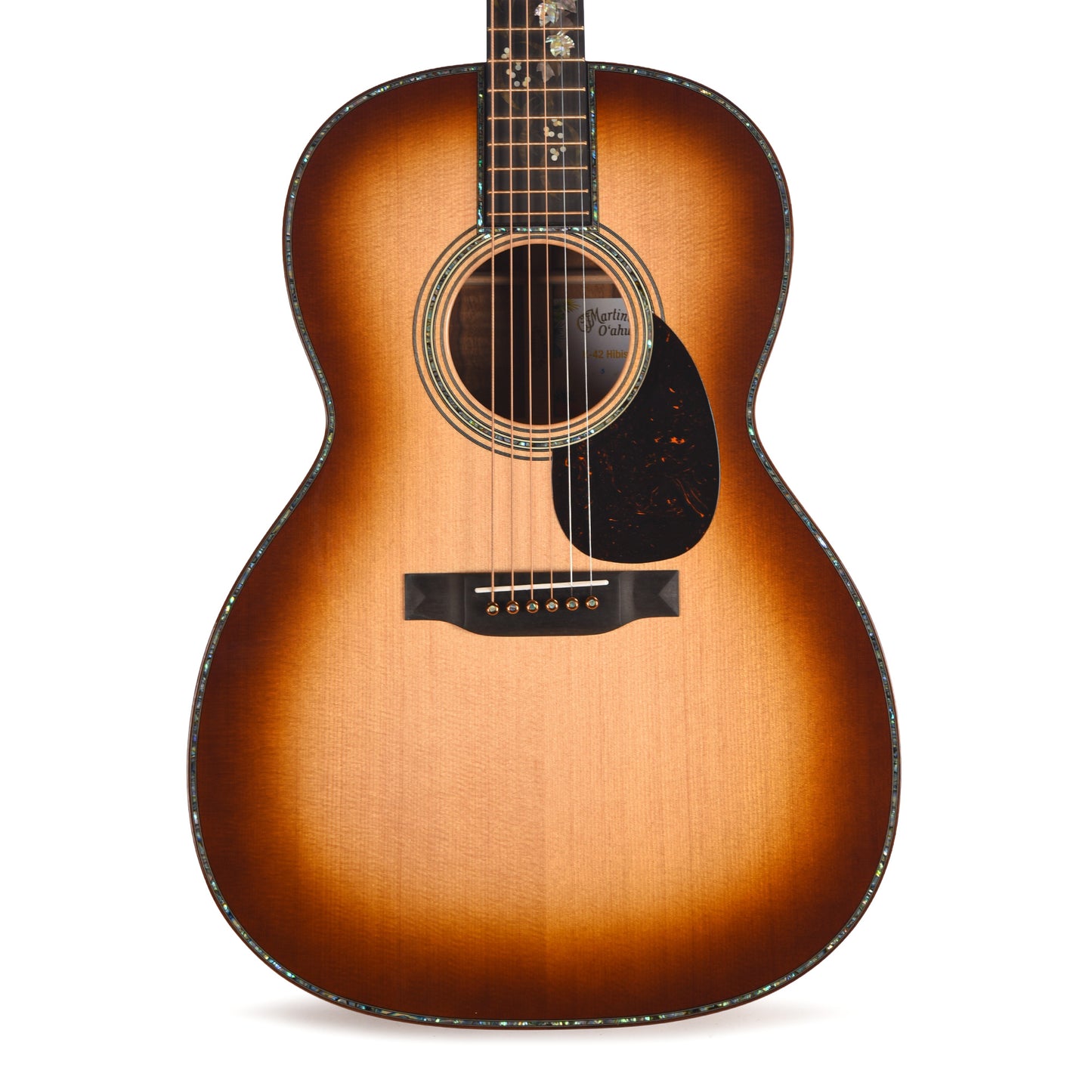 Martin Limited Edition O'ahu K-42 Hibiscus Reclaimed Sitka Spruce/Figured Koa Dark Toasted Burst Acoustic Guitars / Dreadnought