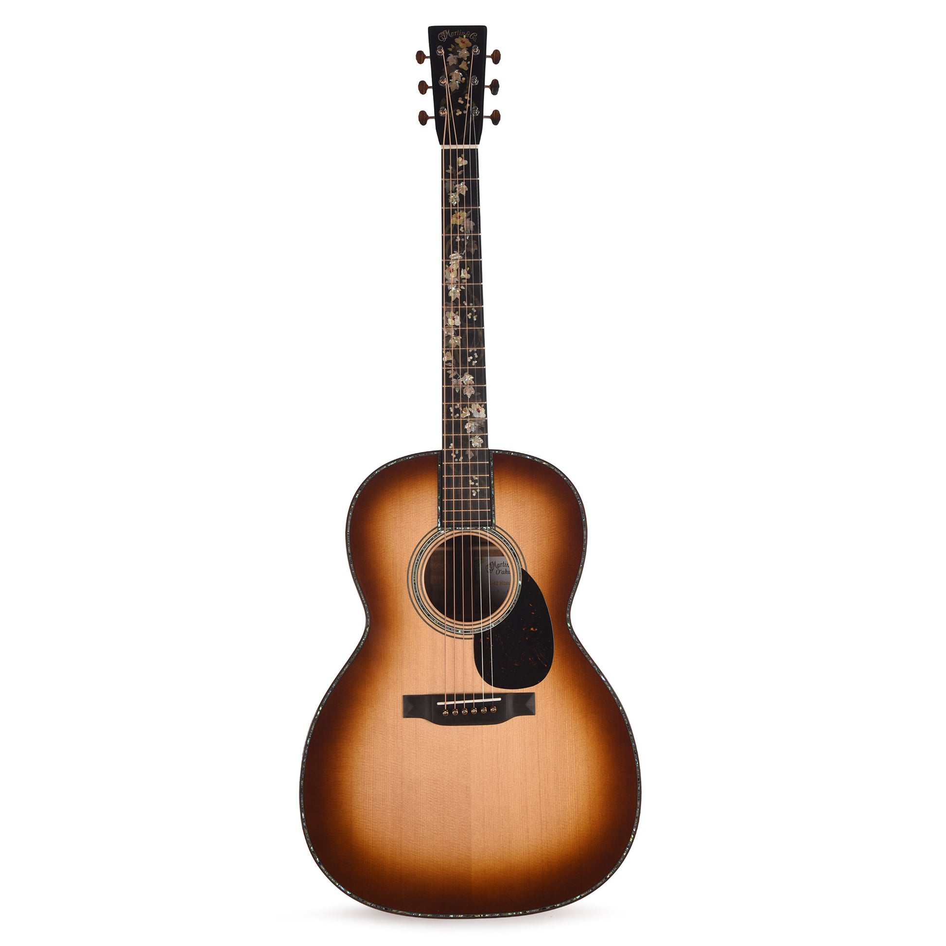Martin Limited Edition O'ahu K-42 Hibiscus Reclaimed Sitka Spruce/Figured Koa Dark Toasted Burst Acoustic Guitars / Dreadnought