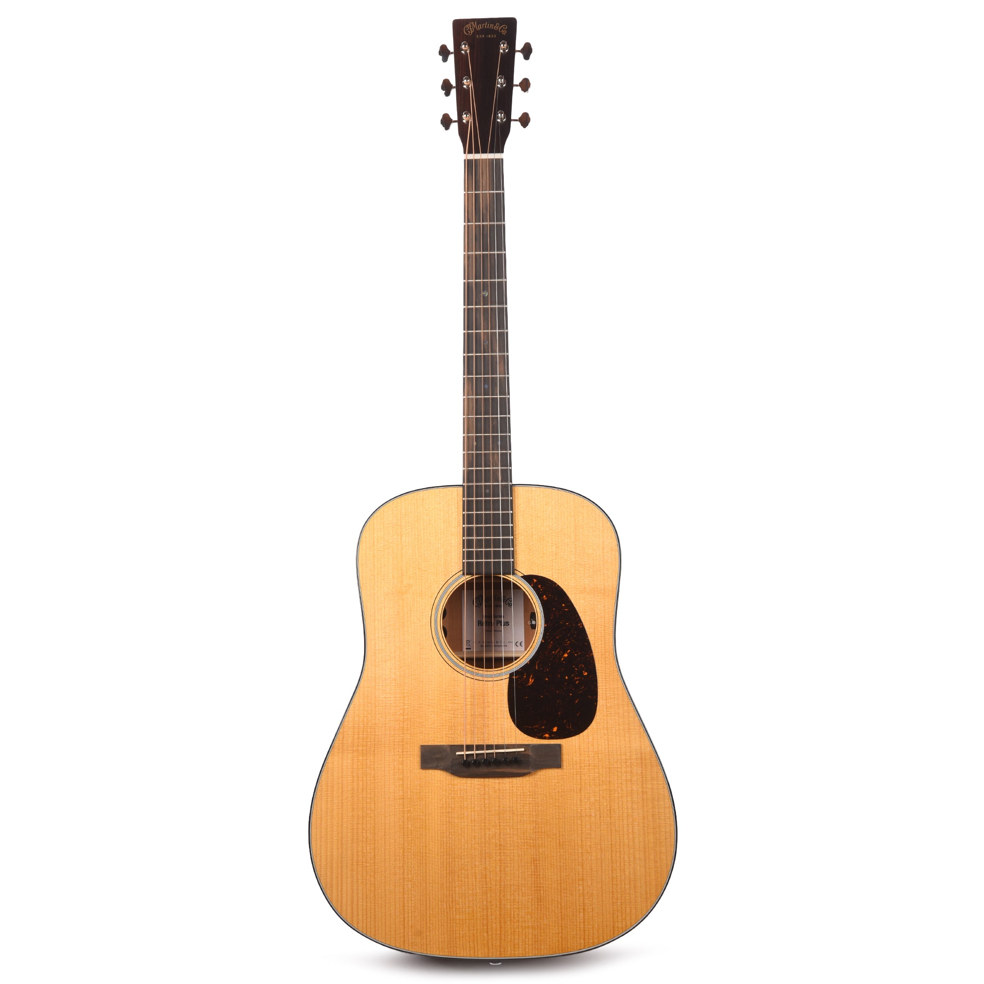 Martin Road Series DE Retro Plus Torrefied Spruce/Mahogany Natural Acoustic Guitars / Dreadnought
