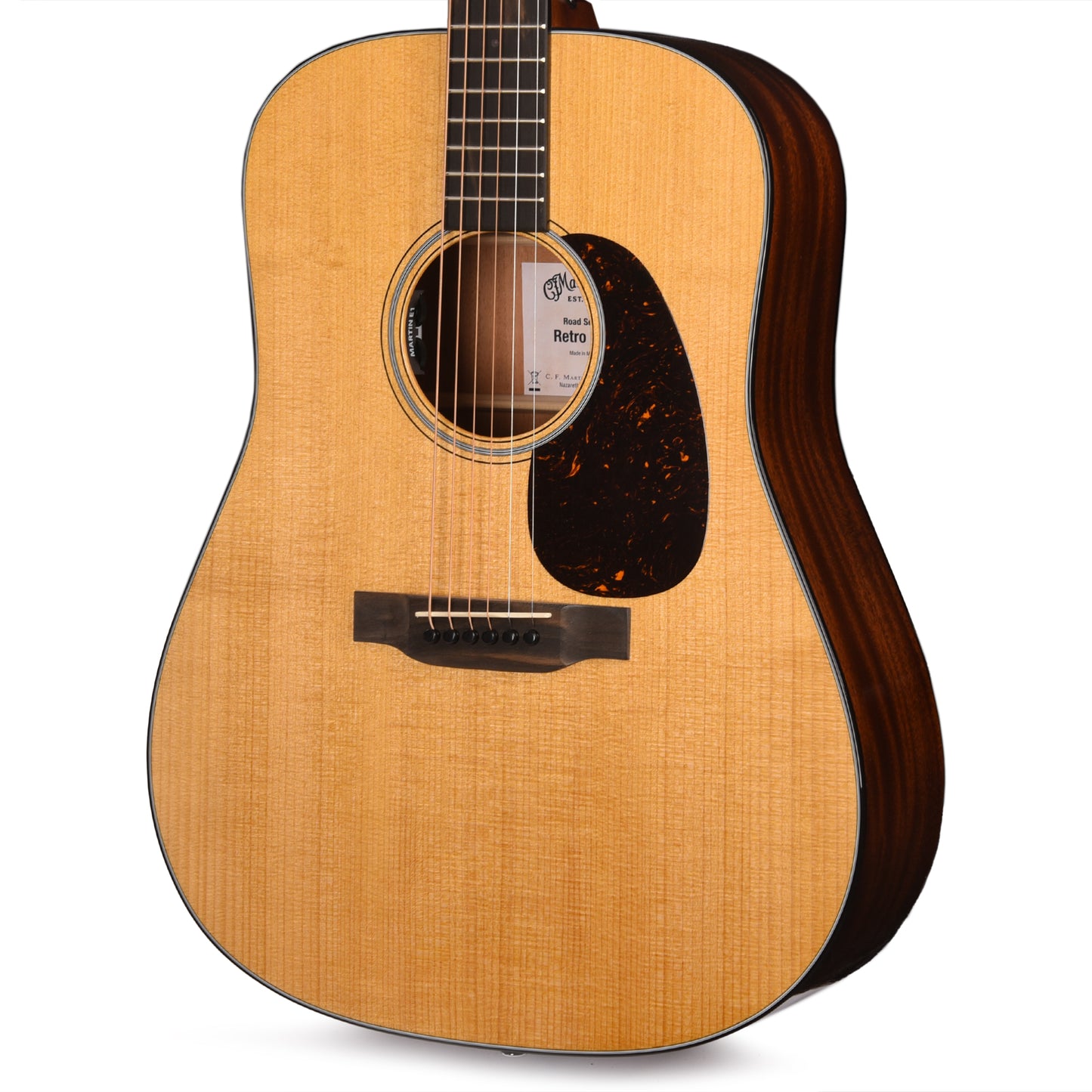 Martin Road Series DE Retro Plus Torrefied Spruce/Mahogany Natural Acoustic Guitars / Dreadnought