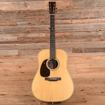 Martin Standard Series D-28 Natural 2023 LEFTY Acoustic Guitars / Dreadnought