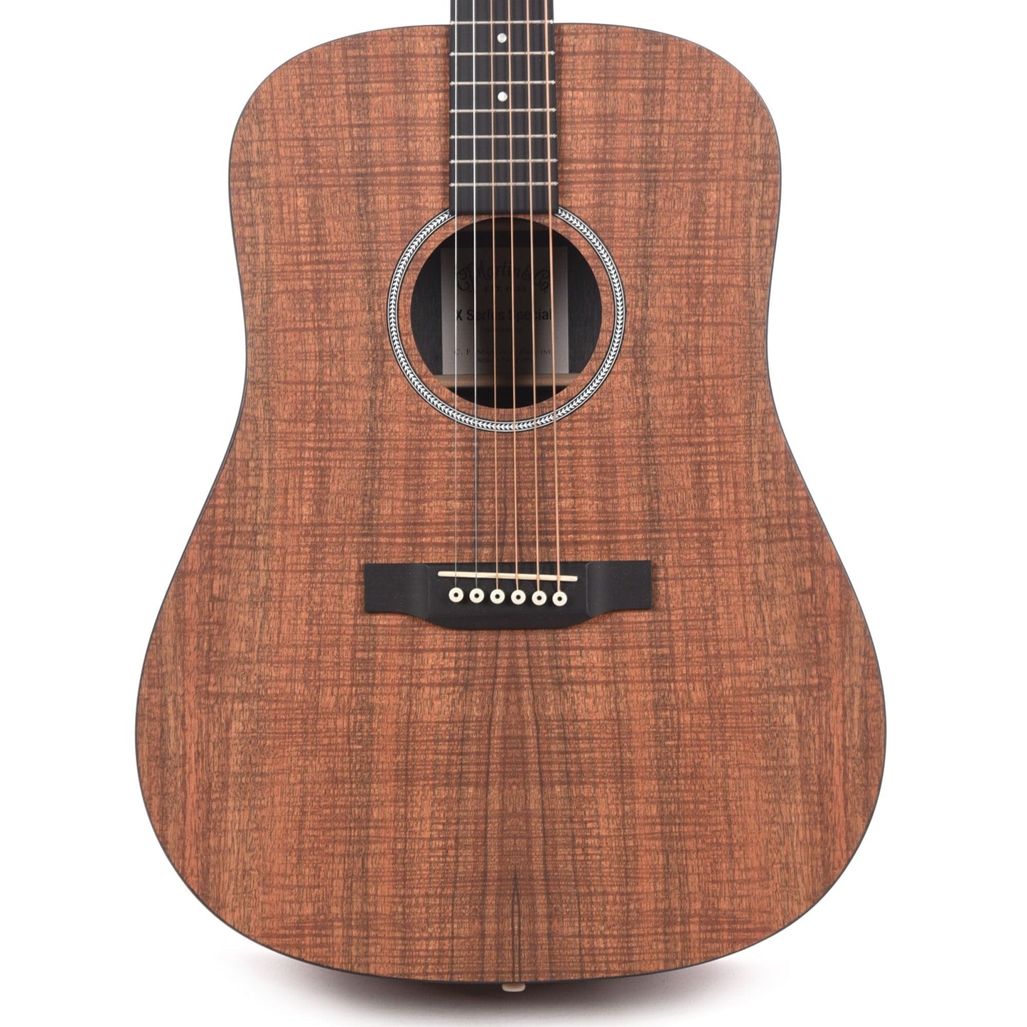 Martin Special Summer X Series HPL Koa Dreadnought Natural LEFTY Acoustic Guitars / Left-Handed