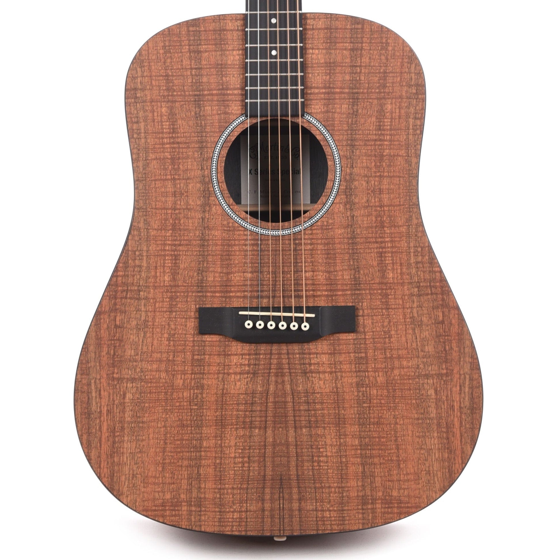Martin Special Summer X Series HPL Koa Dreadnought Natural LEFTY Acoustic Guitars / Left-Handed