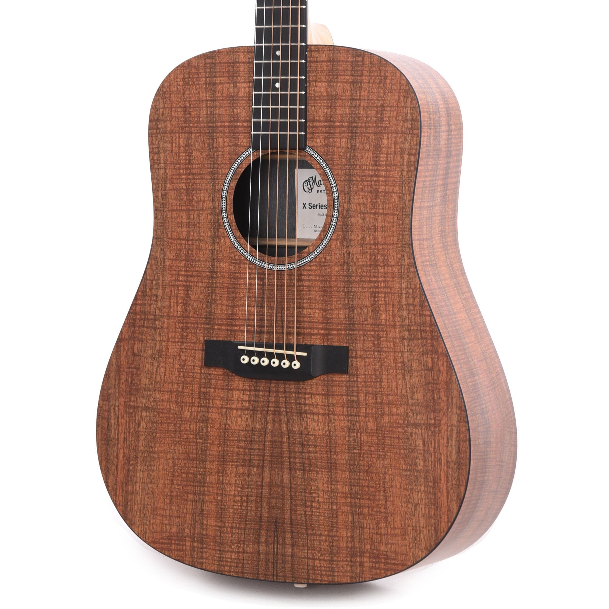 Martin Special Summer X Series HPL Koa Dreadnought Natural LEFTY Acoustic Guitars / Left-Handed