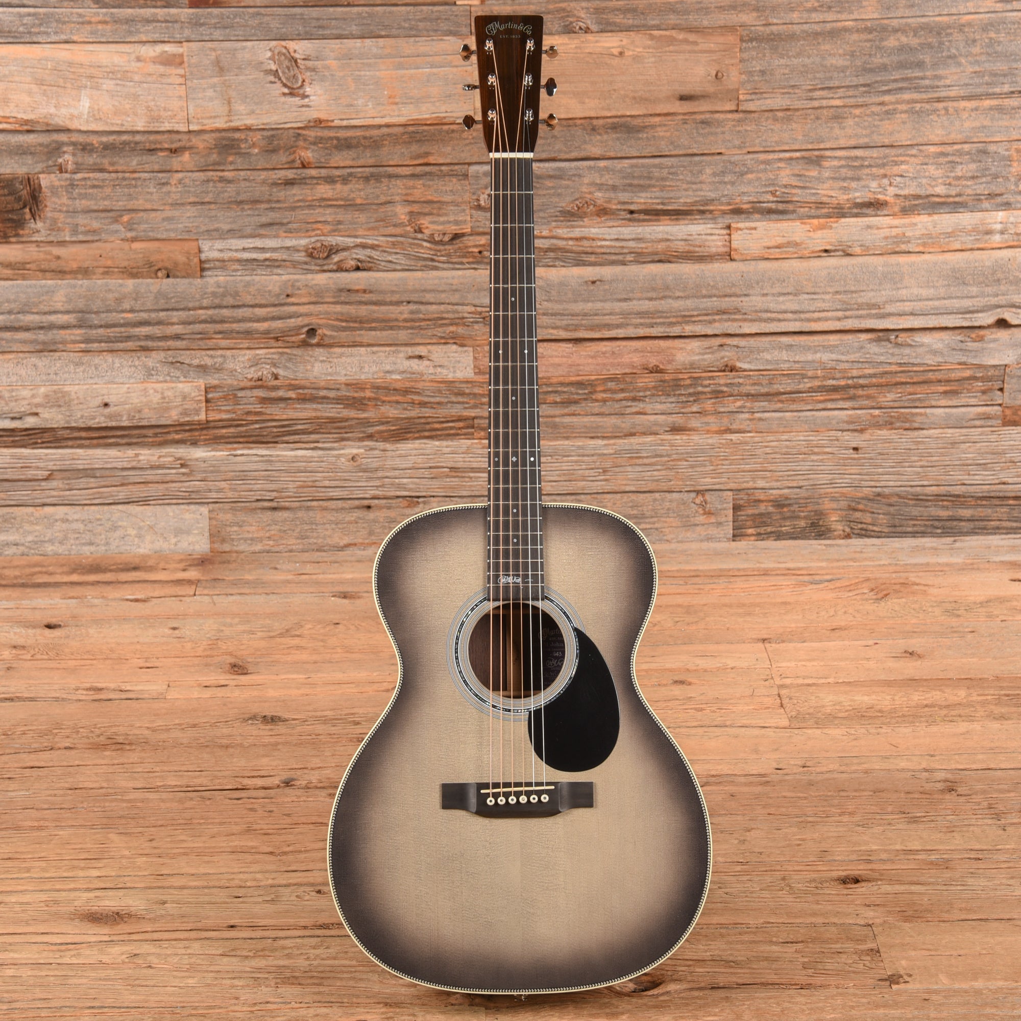 Martin 20th Anniversary OMJM John Mayer Signature Grey Sunburst 2024 Acoustic Guitars