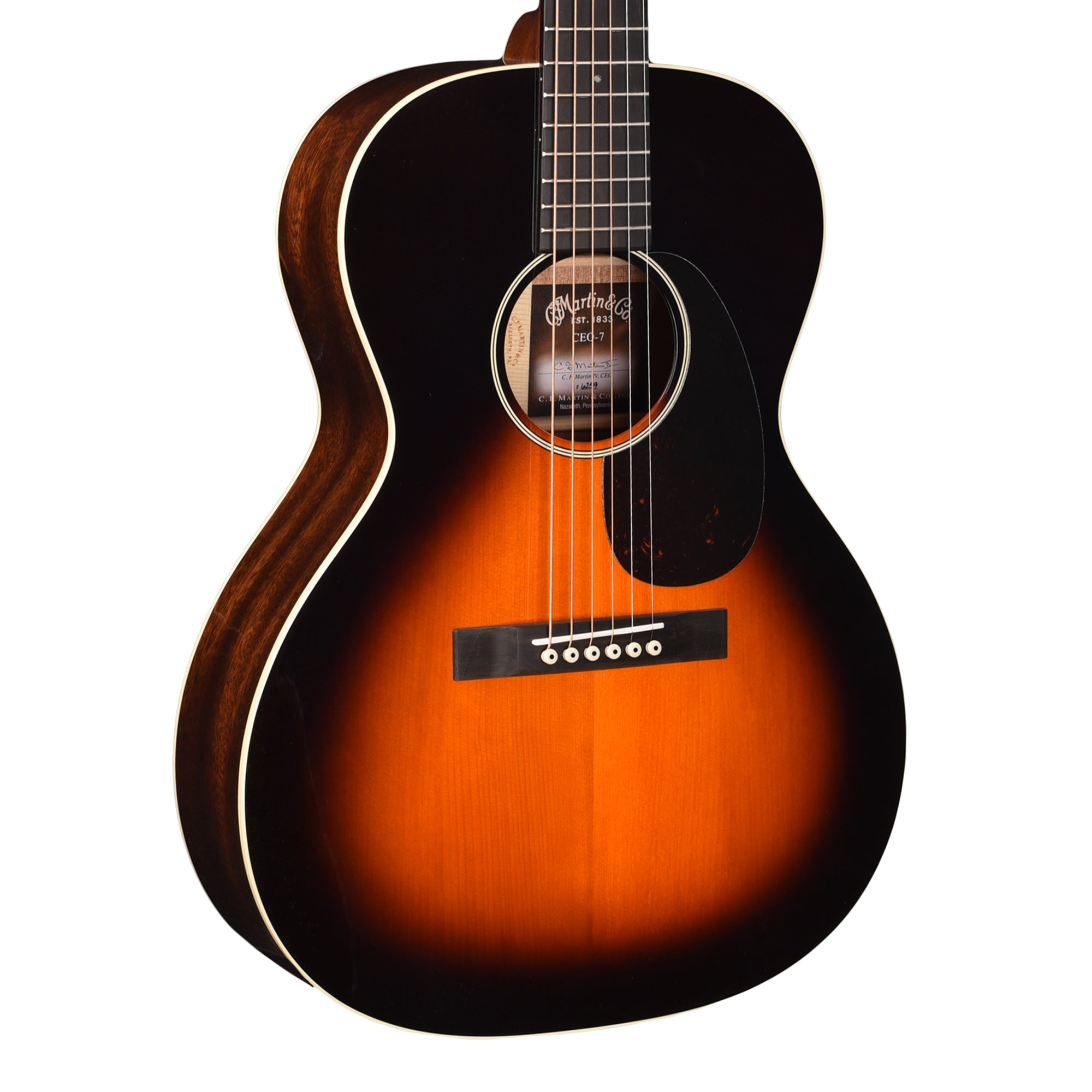 Martin CEO-7 Adirondack Spruce/Mahogany Autumn Sunset Burst Acoustic Guitars
