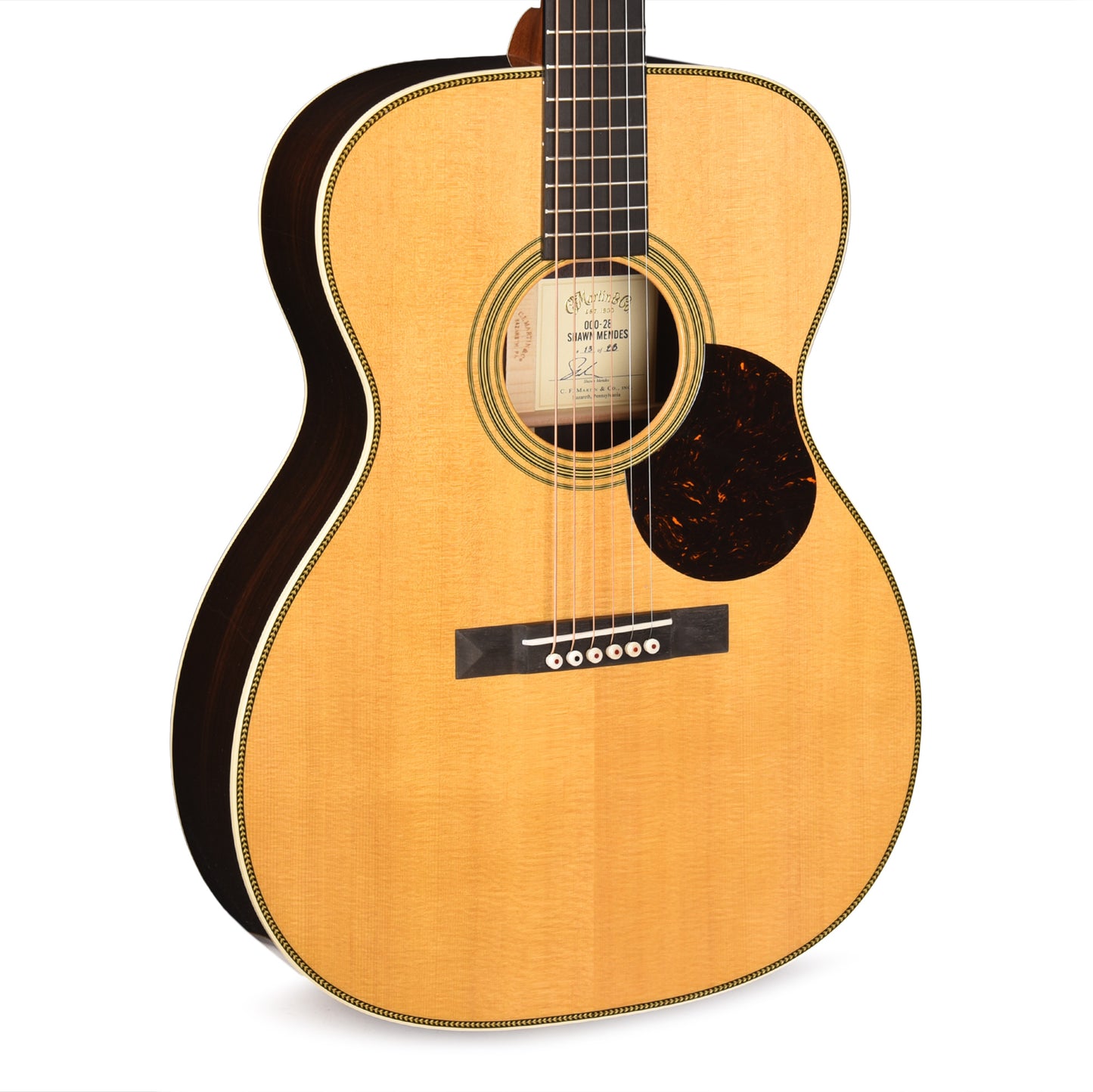 Martin Custom Artist 000-28 Shawn Mendes Spruce/East Indian Rosewood Antique Toner Acoustic Guitars
