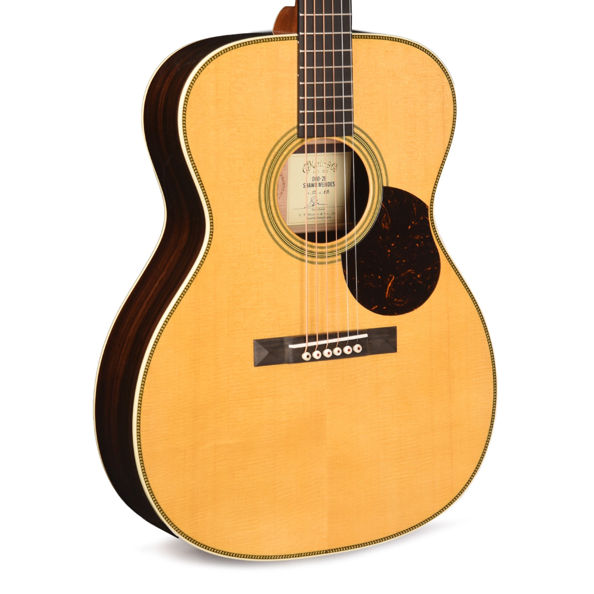 Martin Custom Artist 000-28 Shawn Mendes Spruce/East Indian Rosewood Antique Toner Acoustic Guitars