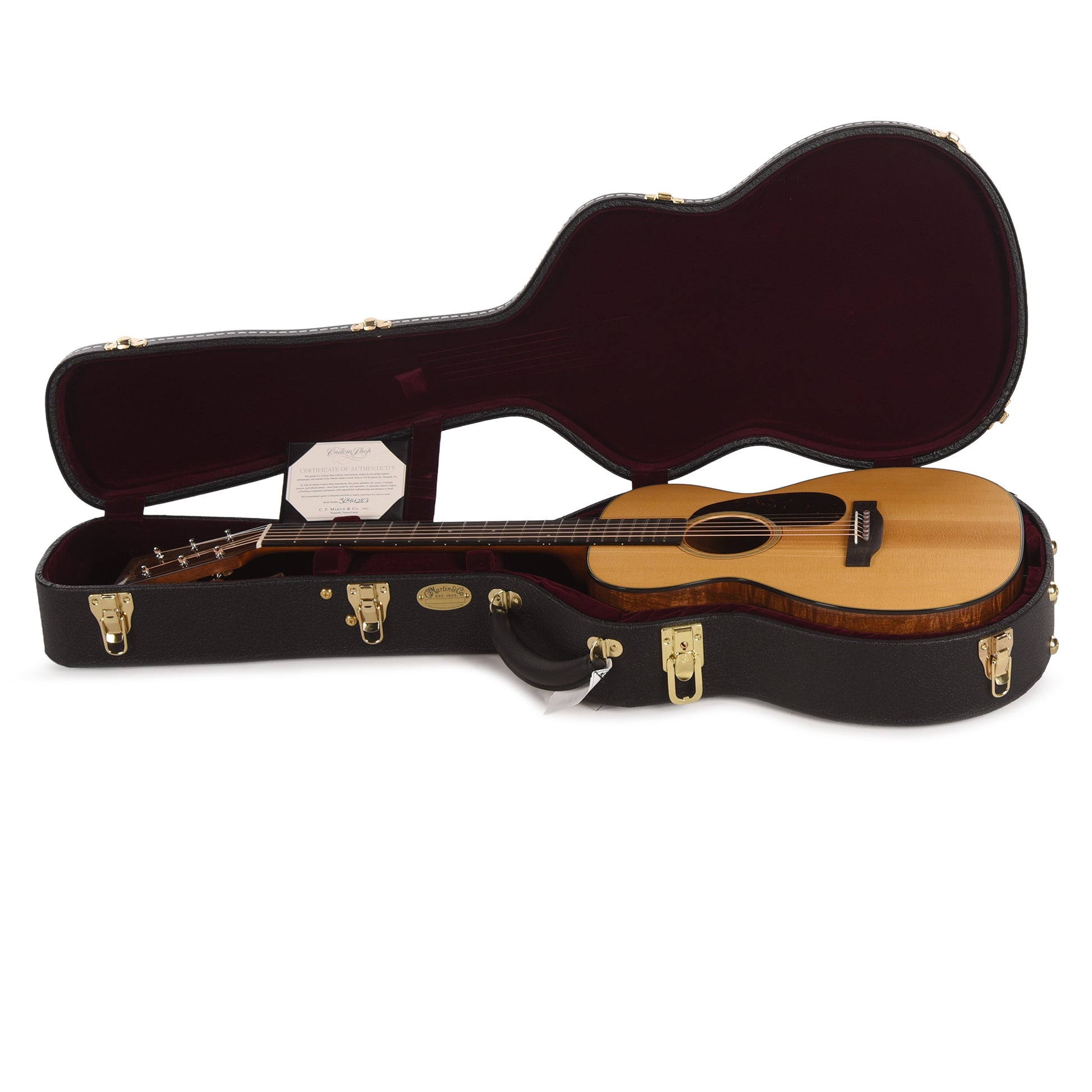 Martin Custom Shop 0-18 Style Concert Adirondack Spruce VTS/Flamed Mahogany Natural Vintage Gloss Acoustic Guitars