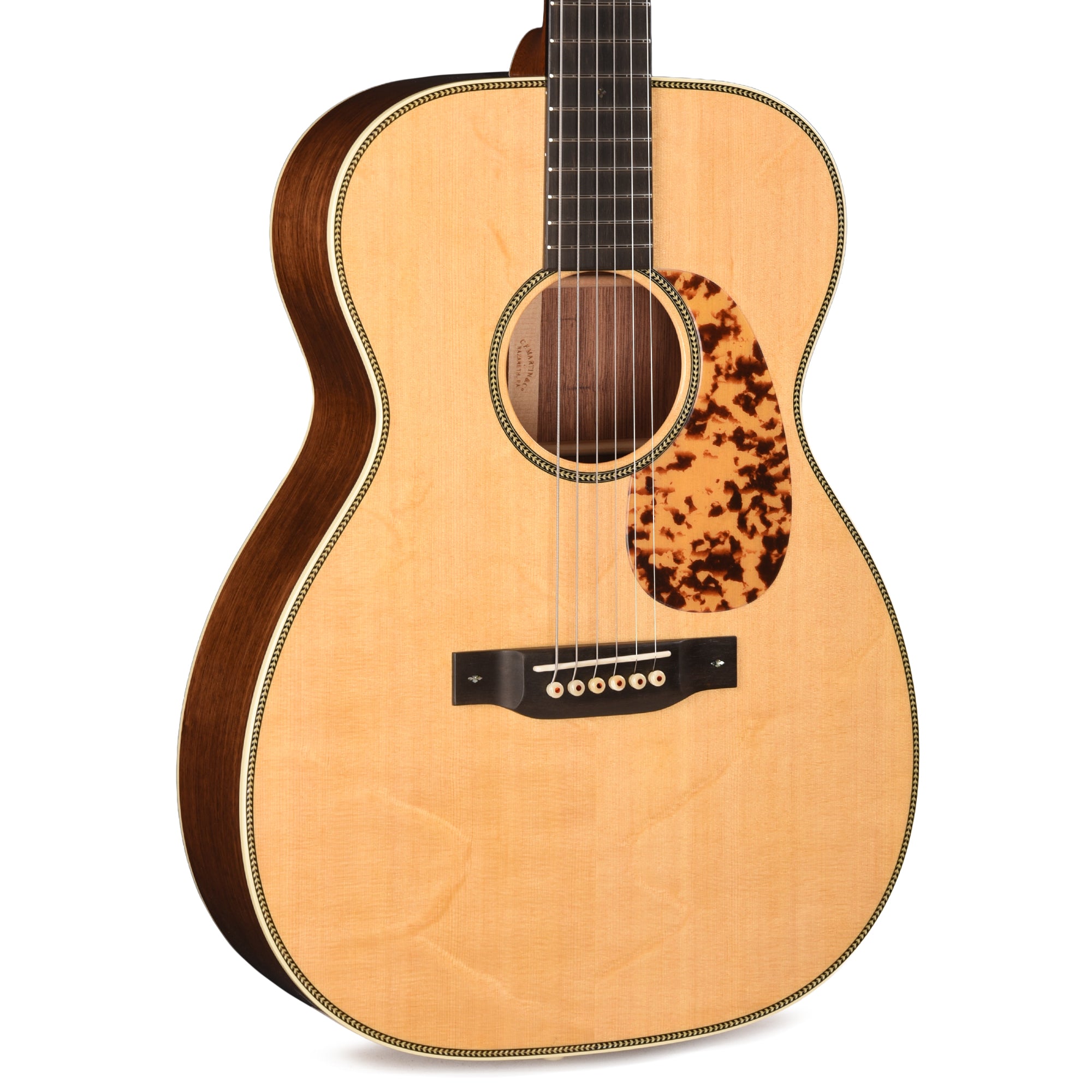 Martin Custom Shop 00-28 Style Concert Bearclaw Sitka Spruce/Honduran Rosewood Natural Aging Toner Acoustic Guitars