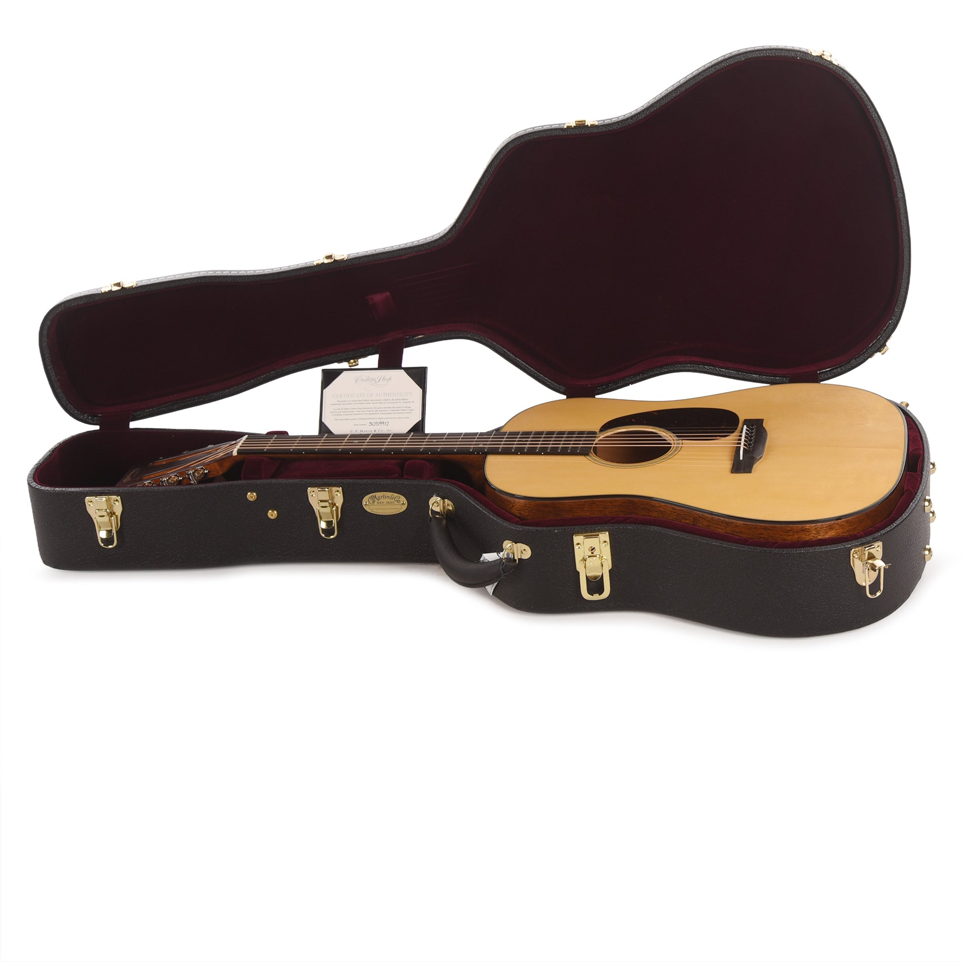 Martin Custom Shop 18-Style 12-Fret Dreadnought VTS Adirondack Spruce/Mahogany Natural Aging Toner Acoustic Guitars