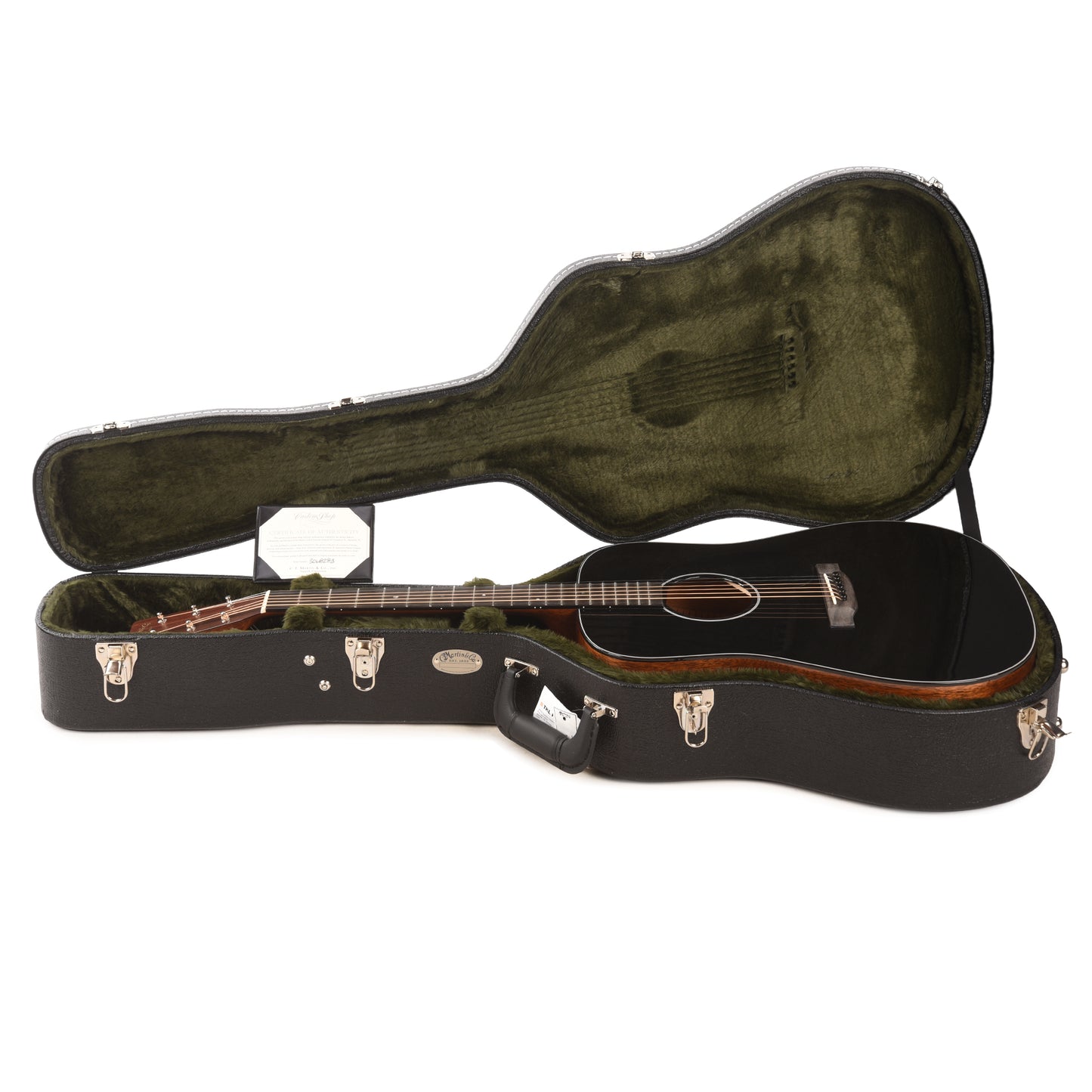 Martin Custom Shop 18-Style Dreadnought VTS Sitka Spruce/Mahogany Black Top Acoustic Guitars