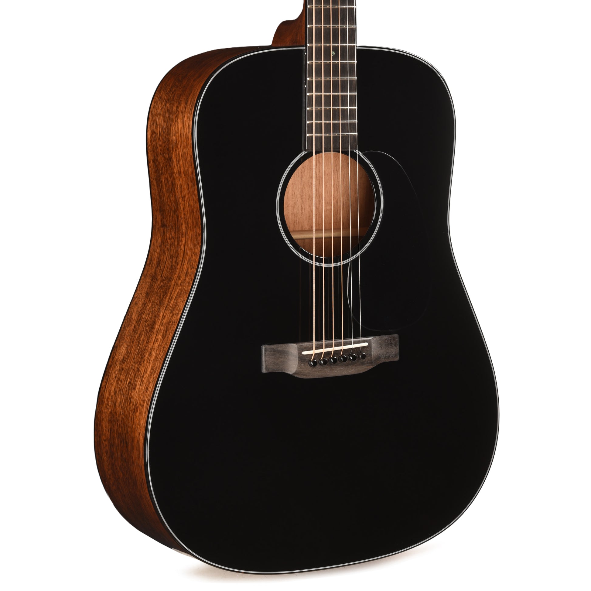 Martin Custom Shop 18-Style Dreadnought VTS Sitka Spruce/Mahogany Black Top Acoustic Guitars