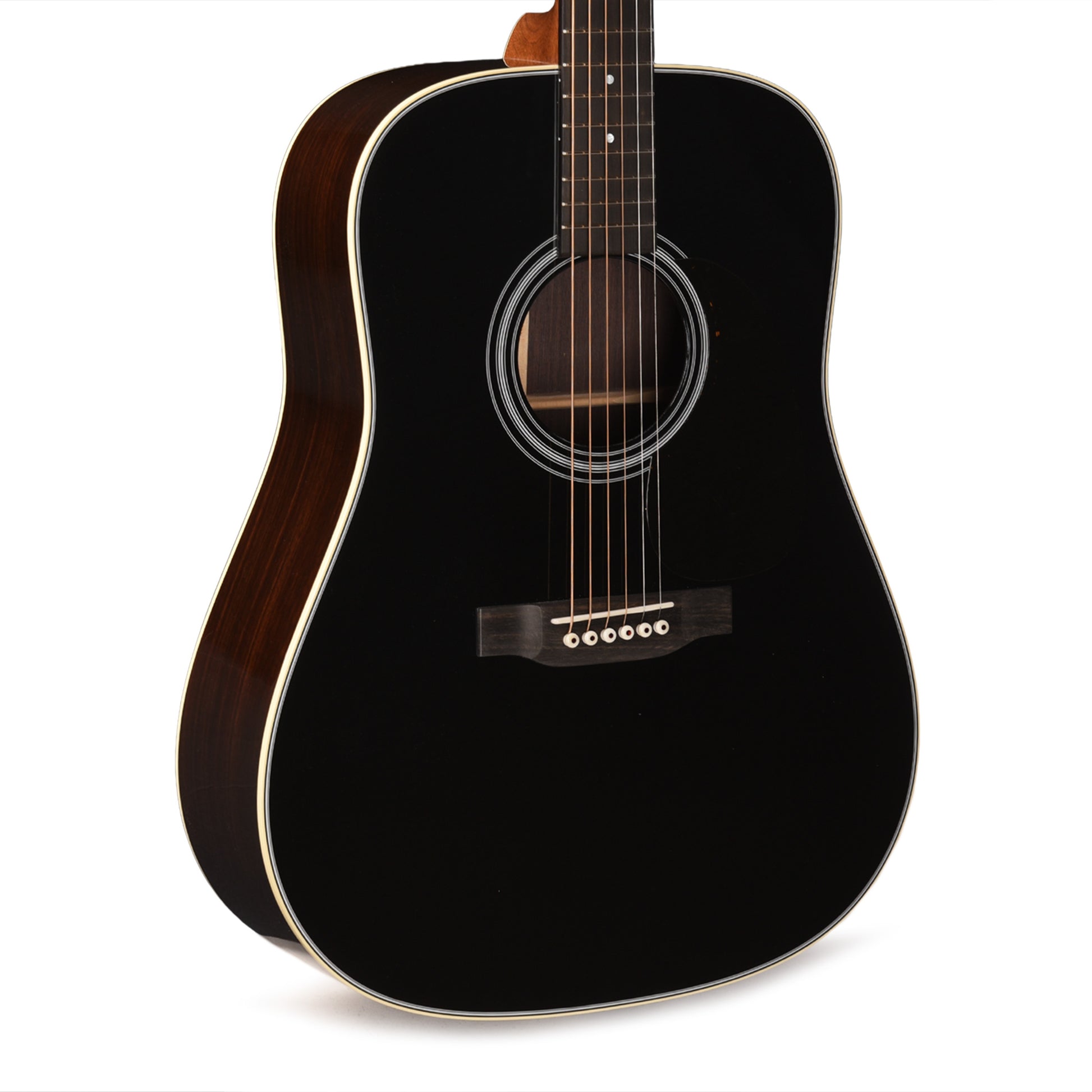 Martin Custom Shop 28-Style Dreadnought VTS Sitka Spruce/East Indian Rosewood Black Top Acoustic Guitars