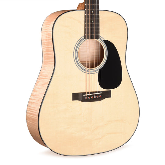 Martin Custom Shop D-28 Style Dreadnought Italian Alpine Spruce/Pacific Big Leaf Flamed Maple Natural Acoustic Guitars
