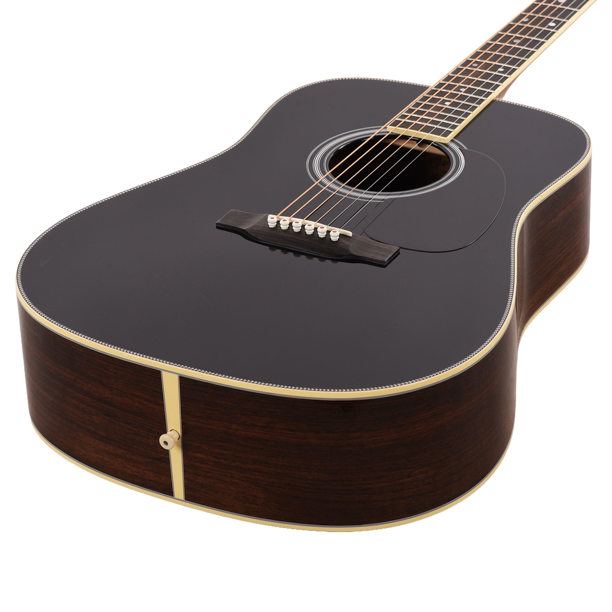 Martin Custom Shop D-35 Style Dreadnought Adirondack Spruce VTS/Wild Grain East Indian Rosewood Black Top Acoustic Guitars