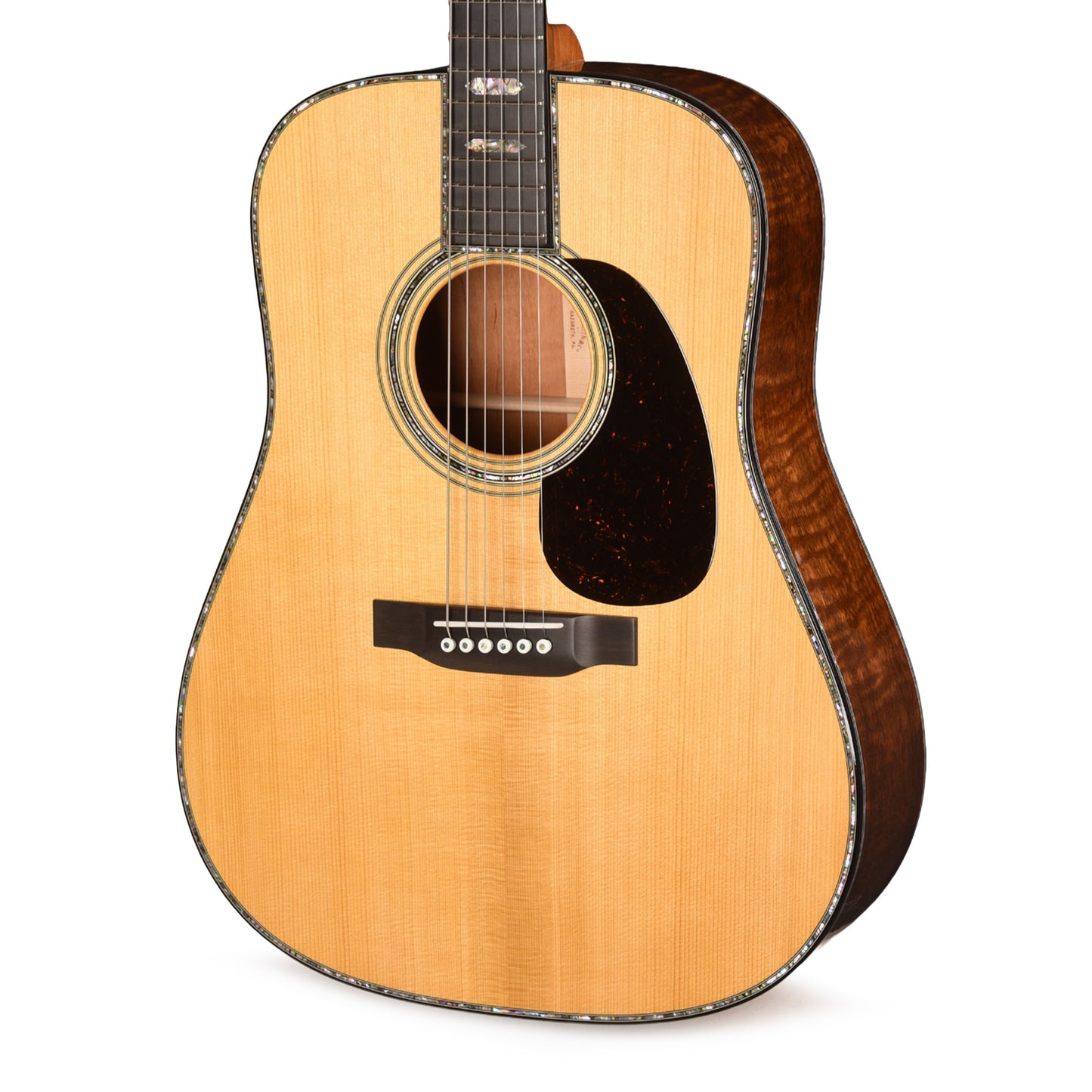 Martin Custom Shop D-45 Style Dreadnought Adirondack Spruce VTS/Flamed Mahogany Natural Acoustic Guitars