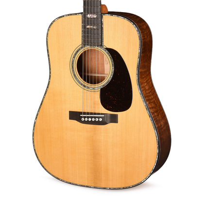 Martin Custom Shop D-45 Style Dreadnought Adirondack Spruce VTS/Flamed Mahogany Natural Acoustic Guitars
