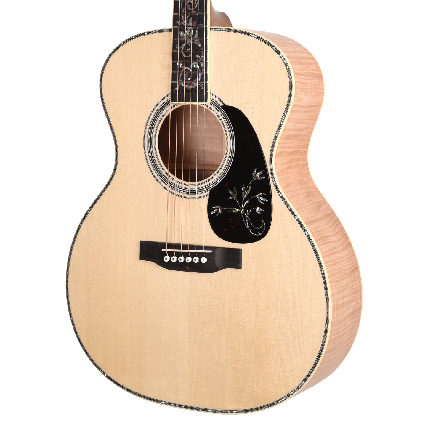 Martin Custom Shop GP-41 Style Grand Performance Italian ALes Pauline Spruce/Pacific Big Leaf Flamed Maple Natural Acoustic Guitars