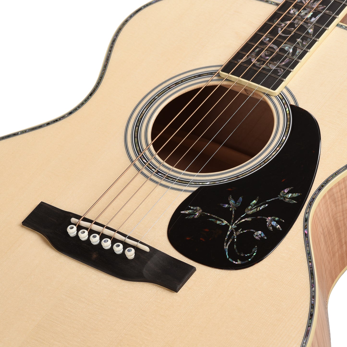 Martin Custom Shop GP-41 Style Grand Performance Italian ALes Pauline Spruce/Pacific Big Leaf Flamed Maple Natural Acoustic Guitars