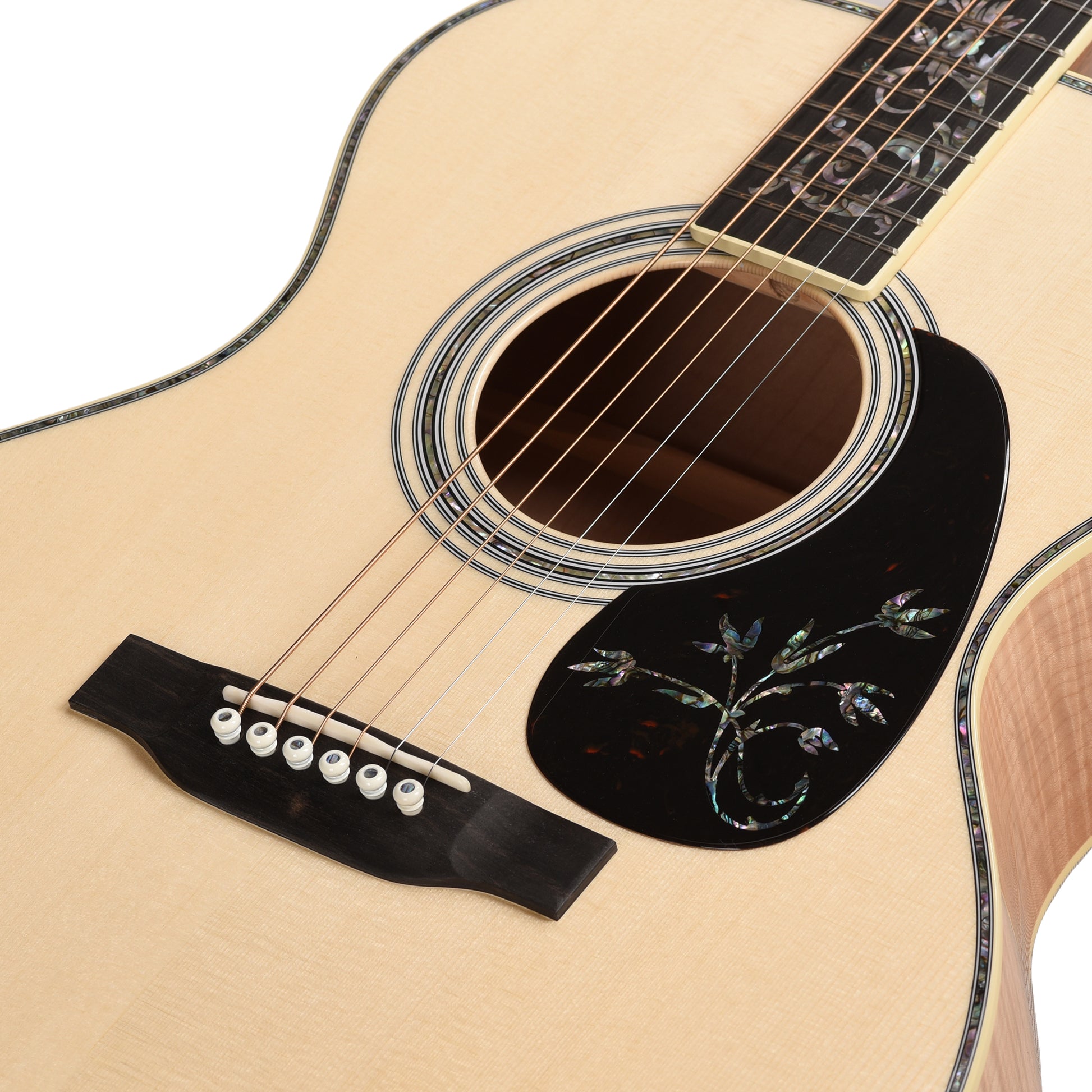 Martin Custom Shop GP-41 Style Grand Performance Italian ALes Pauline Spruce/Pacific Big Leaf Flamed Maple Natural Acoustic Guitars