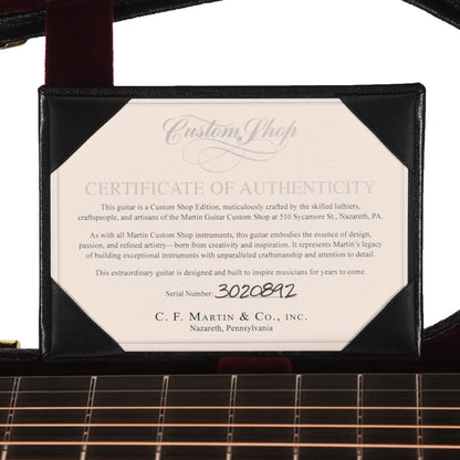 Martin Custom Shop HD-28 Style Dreadnought Adirondack Spruce VTS/Flamed Myrtlewood Antique White Top Acoustic Guitars