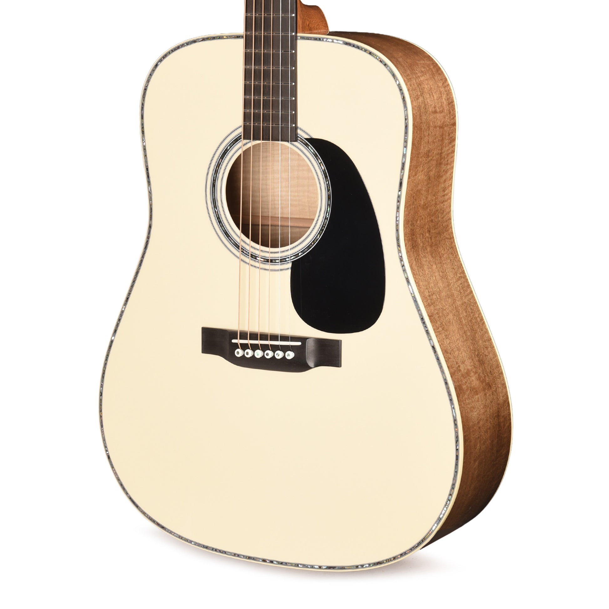 Martin Custom Shop HD-28 Style Dreadnought Adirondack Spruce VTS/Flamed Myrtlewood Antique White Top Acoustic Guitars