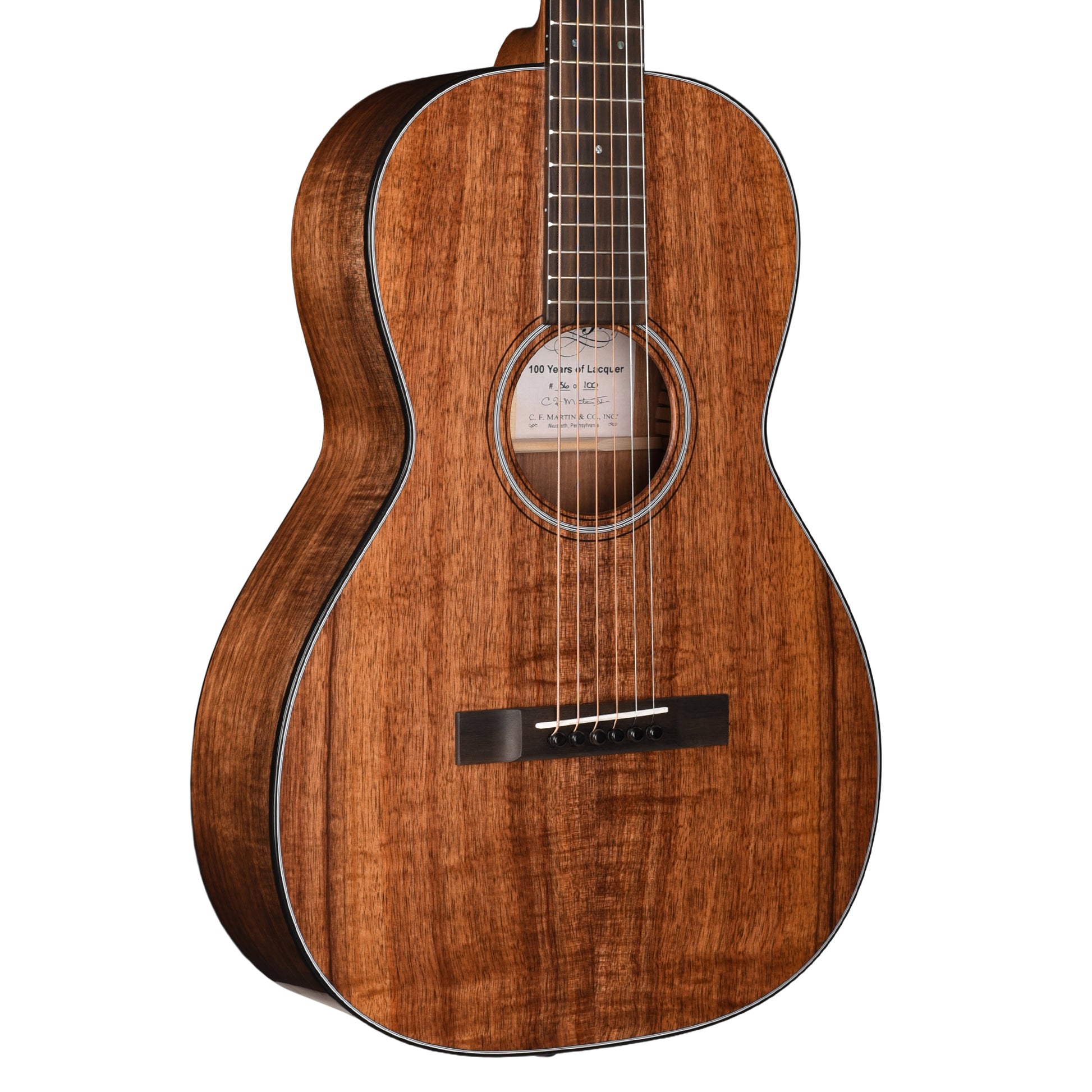 Martin Custom Shop Limited Edition "Celebration of Lacquer" 0-18K2 CFM IV Flamed Koa Acoustic Guitars