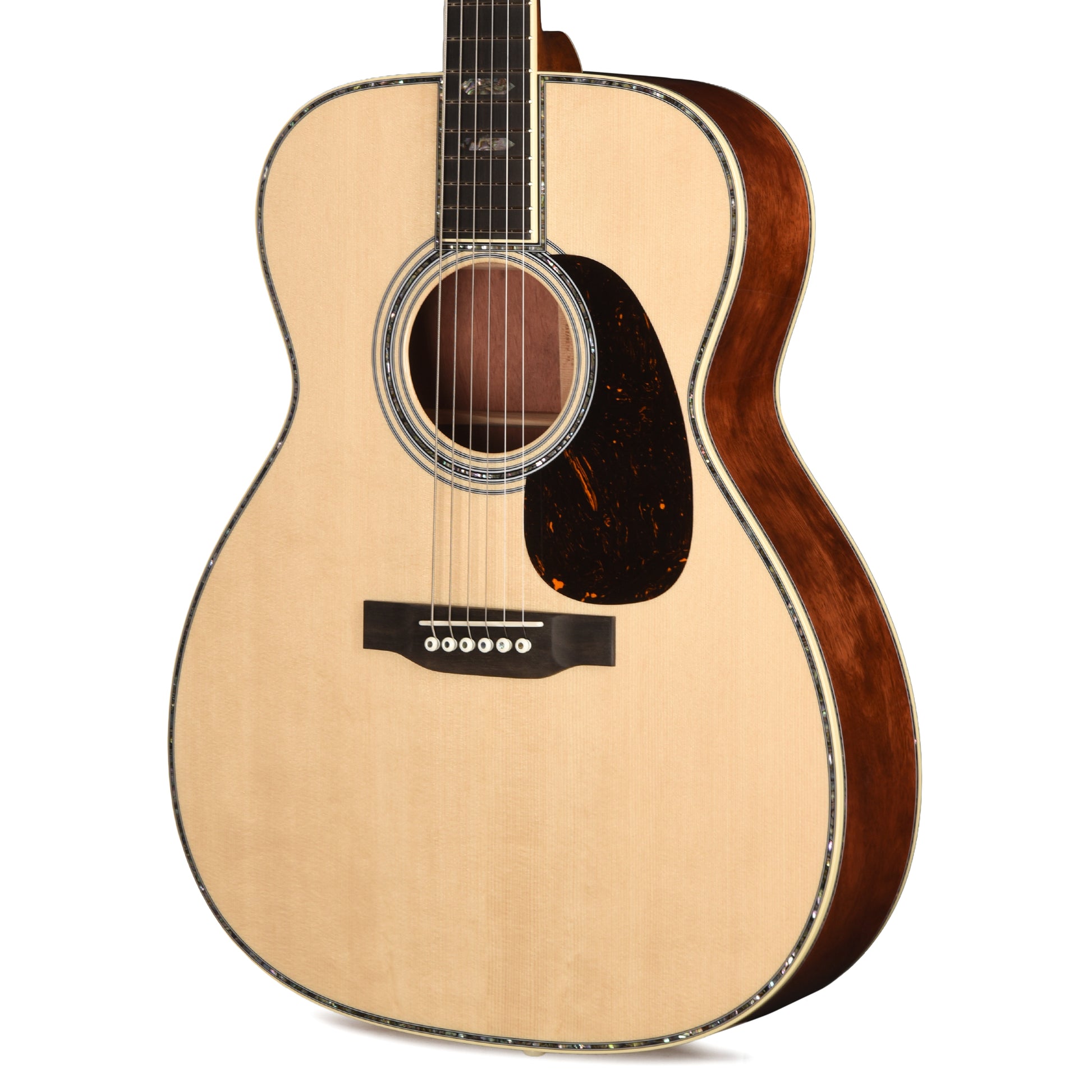 Martin Custom Shop M-45 Style Grand Auditorium High Altitude Swiss Spruce/Quilted Bubinga Natural Acoustic Guitars