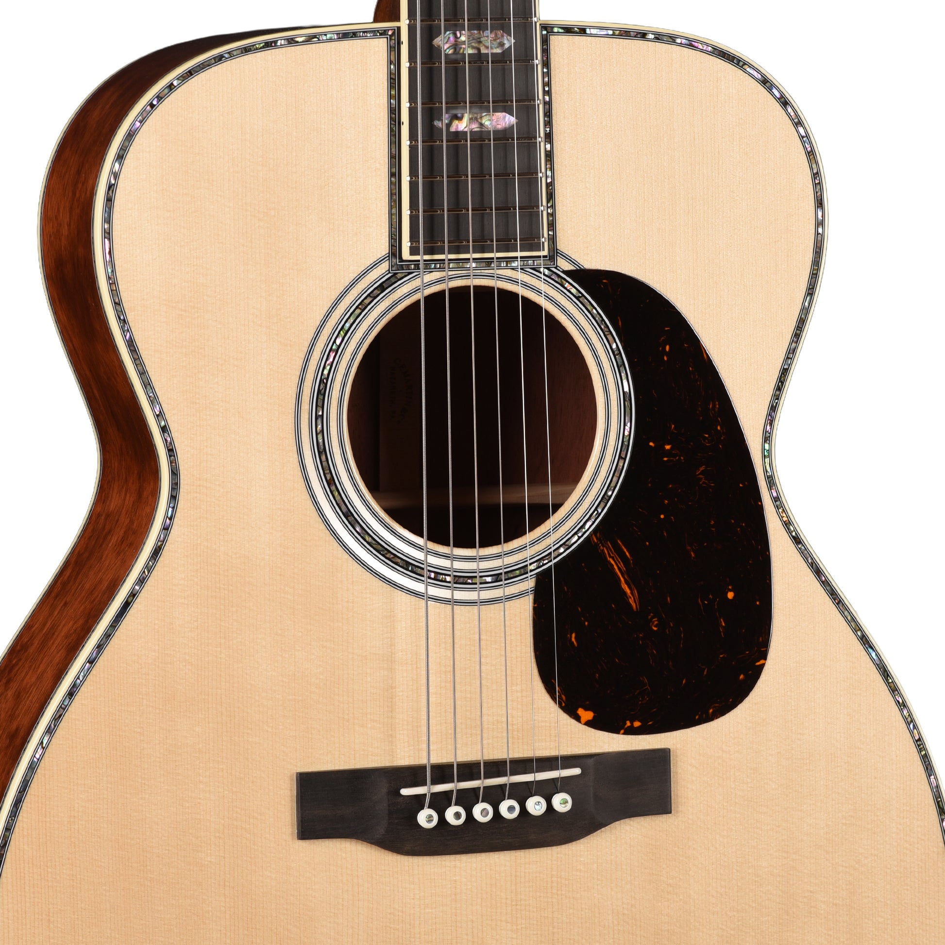 Martin Custom Shop M-45 Style Grand Auditorium High Altitude Swiss Spruce/Quilted Bubinga Natural Acoustic Guitars