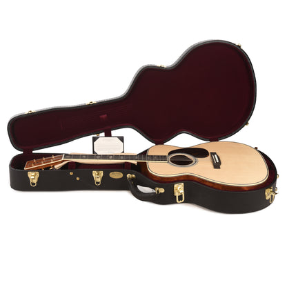 Martin Custom Shop M-45 Style Grand Auditorium High Altitude Swiss Spruce/Quilted Bubinga Natural Acoustic Guitars