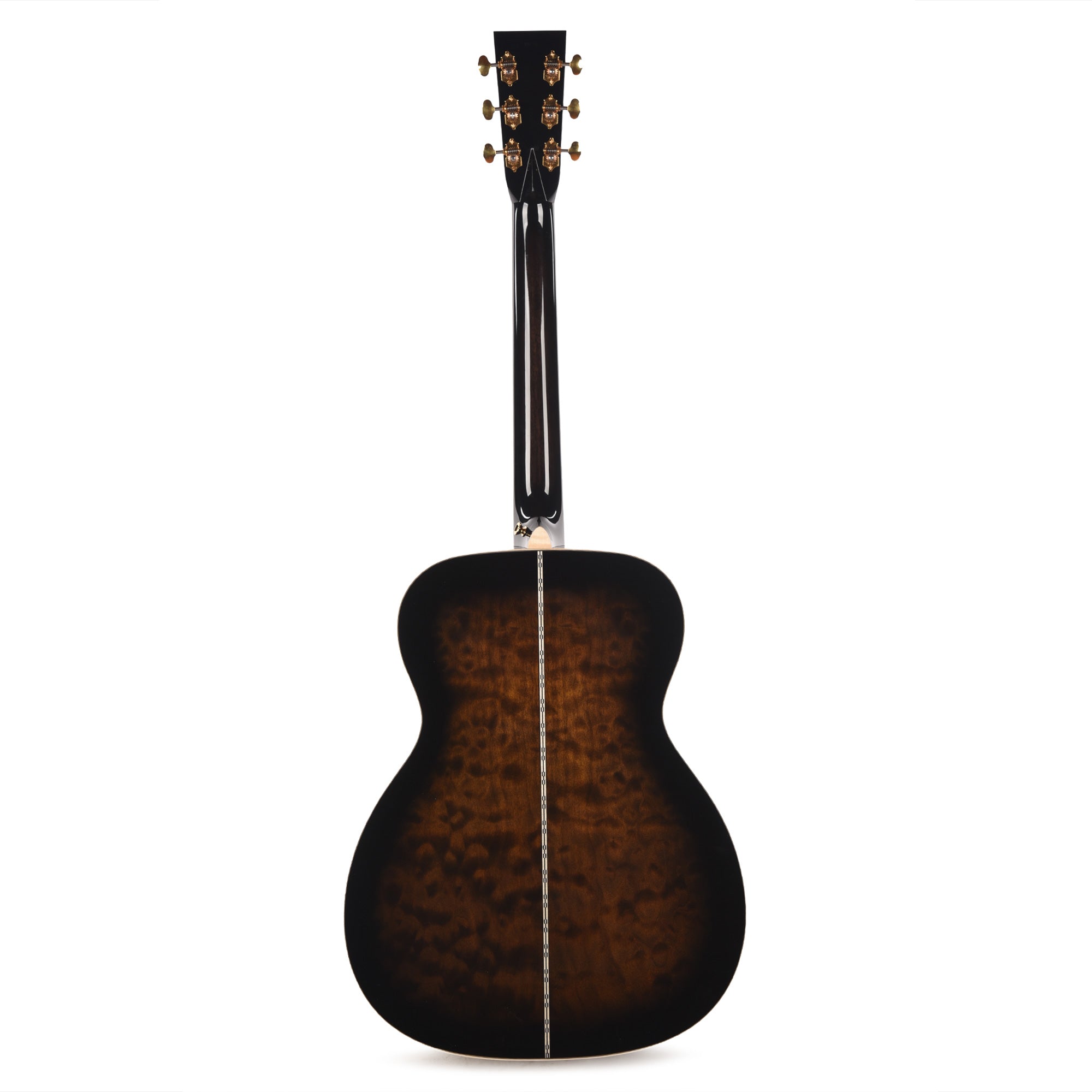 Martin Custom Shop M Paisley Engelmann Spruce/Quilted Maple Ember Burst Acoustic Guitars