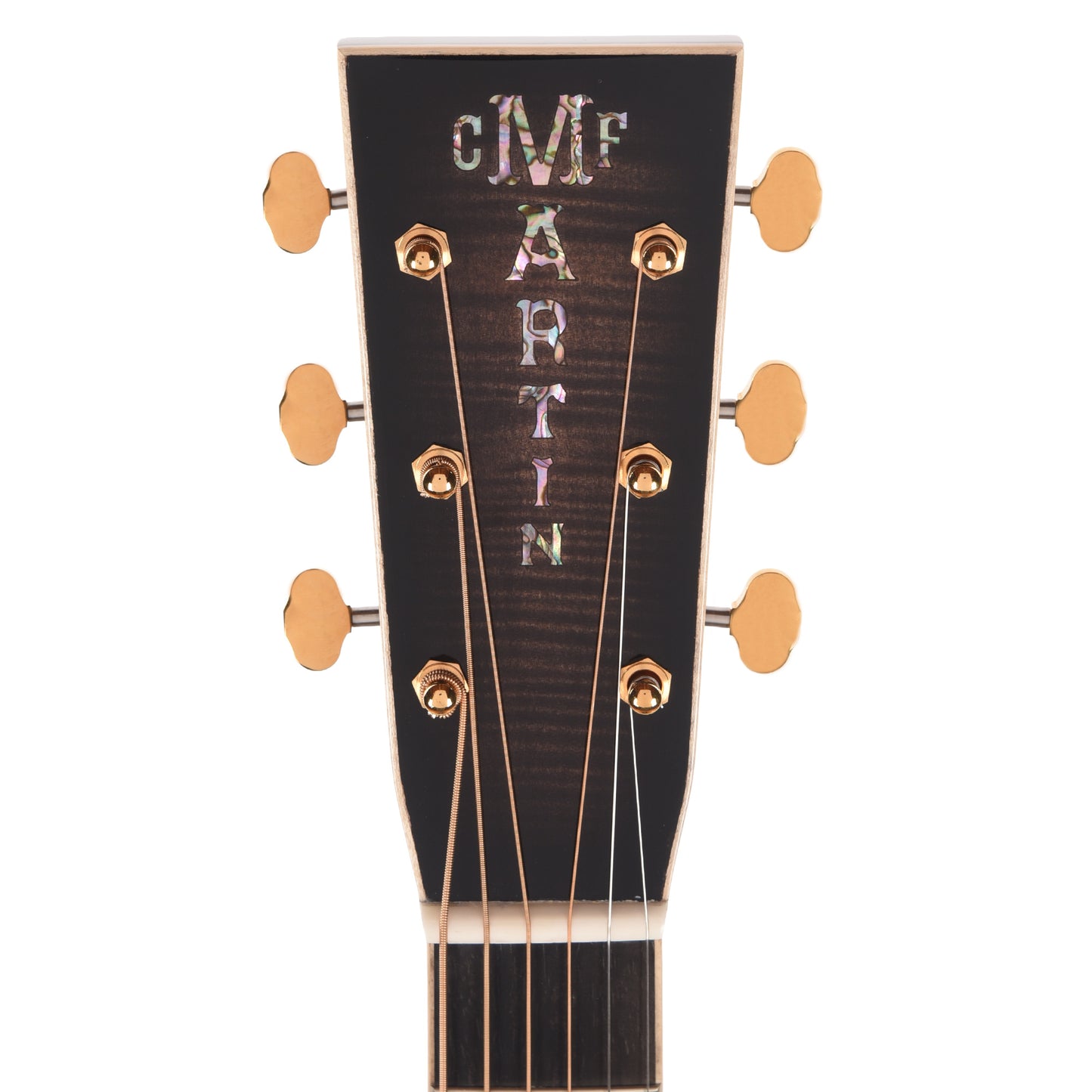 Martin Custom Shop M Paisley Engelmann Spruce/Quilted Maple Ember Burst Acoustic Guitars