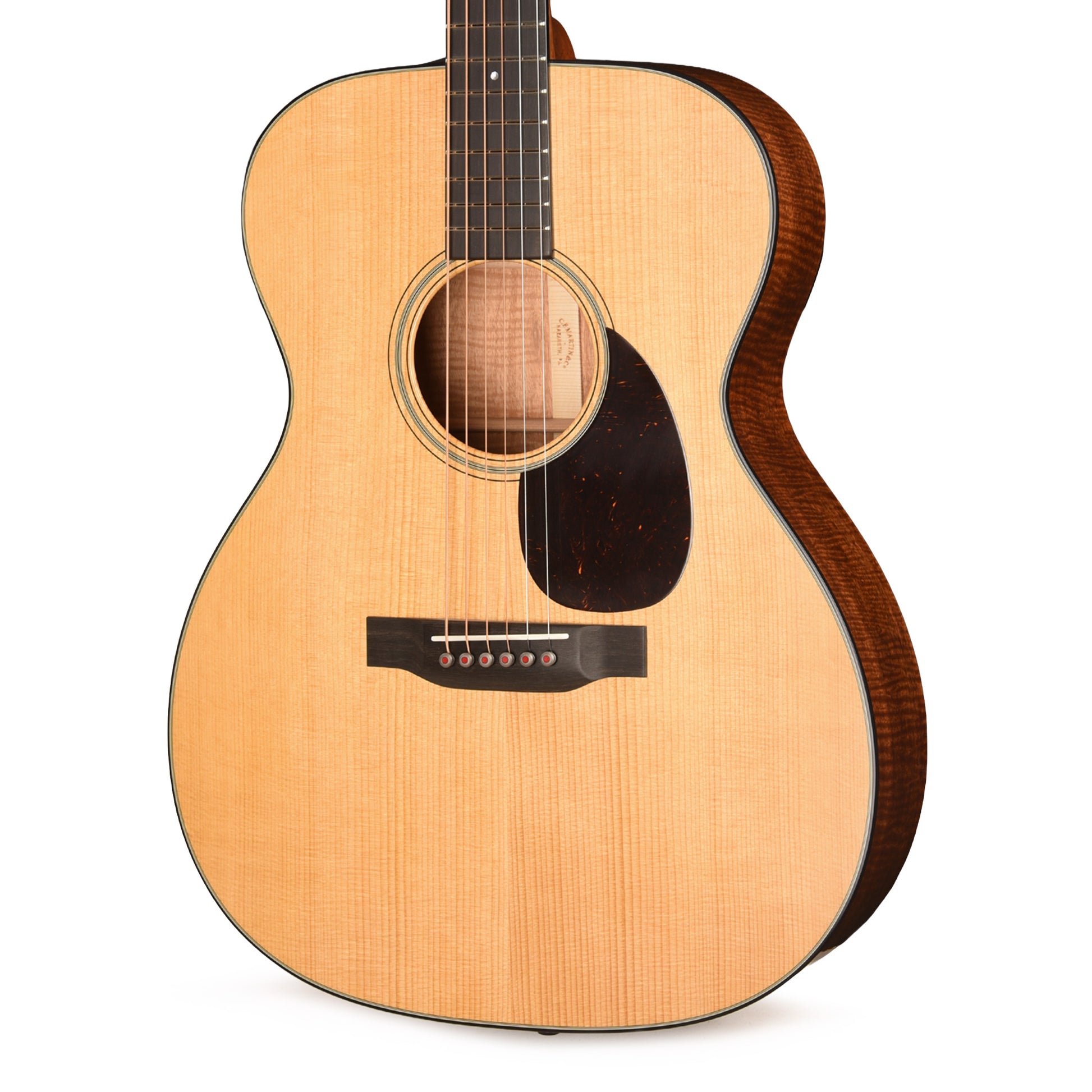 Martin Custom Shop OM-18 Style Auditorium Adirondack Spruce VTS/Flamed Mahogany Natural Vintage Gloss Acoustic Guitars