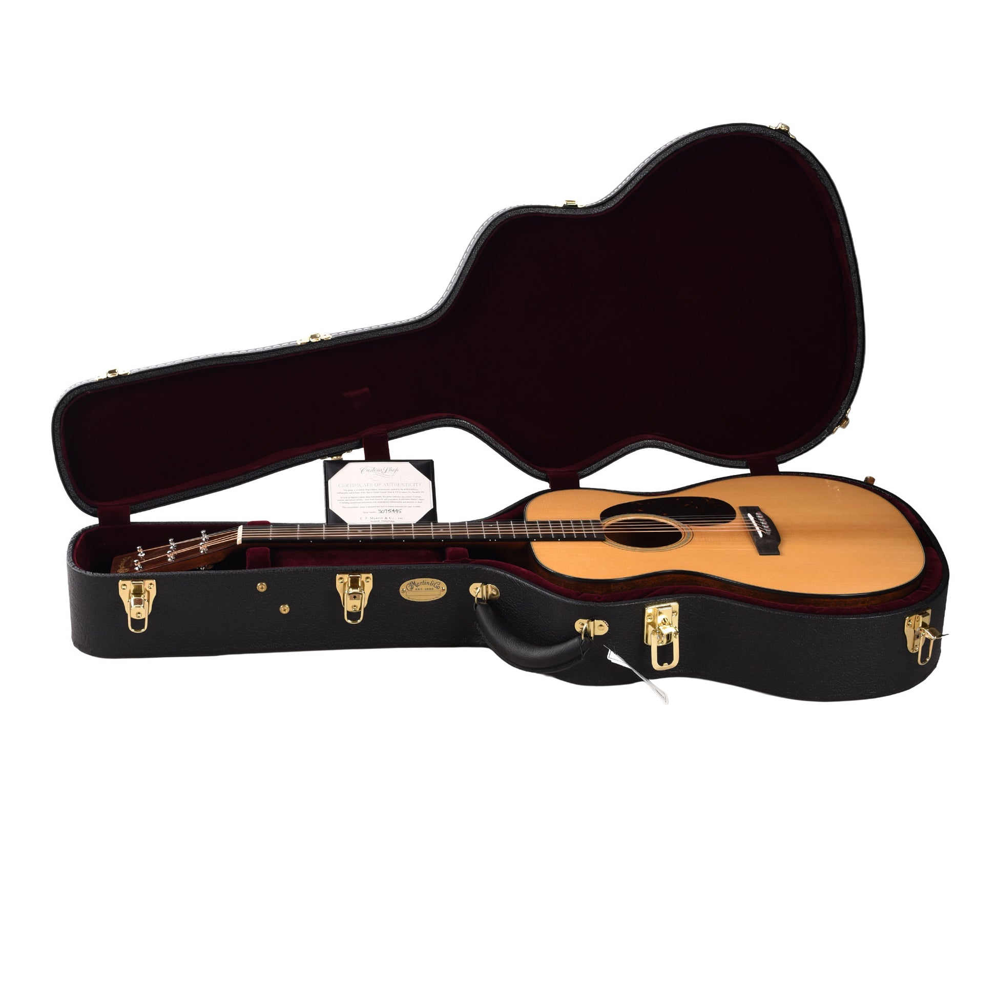 Martin Custom Shop OM-18 Style Auditorium Adirondack Spruce VTS/Flamed Mahogany Natural Vintage Gloss Acoustic Guitars