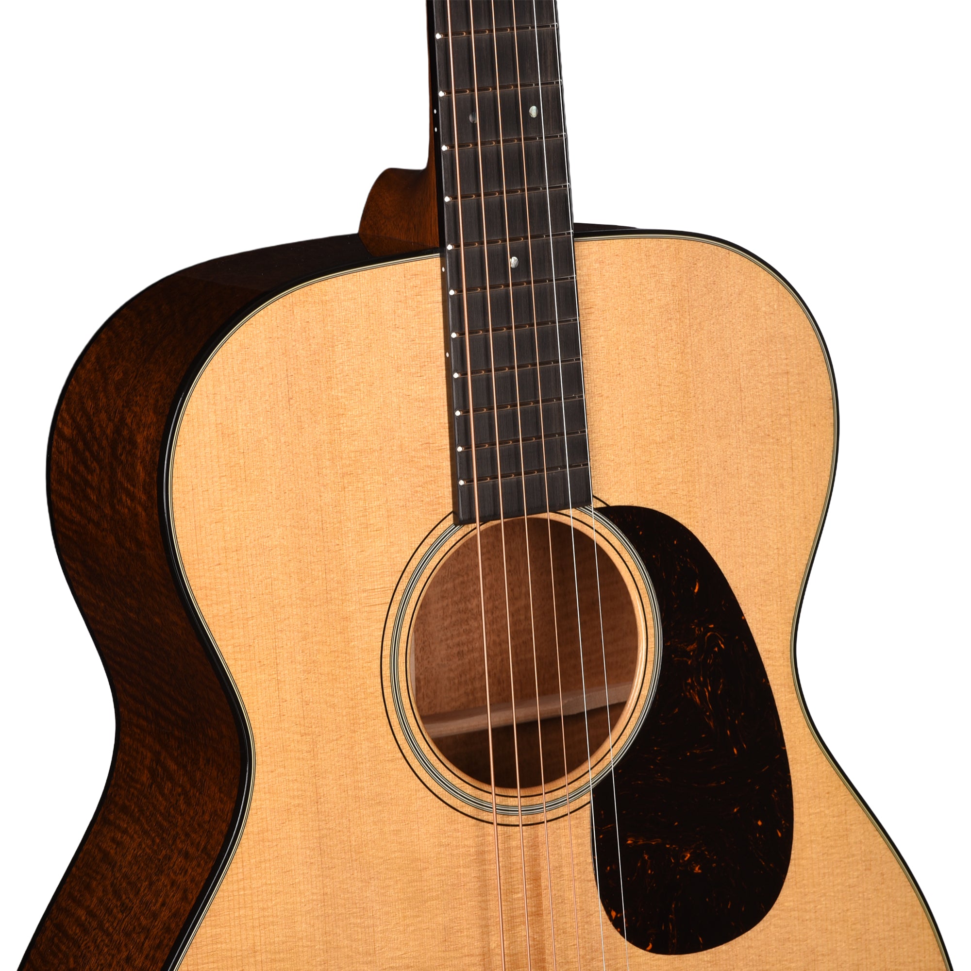 Martin Custom Shop OM-18 Style Auditorium Sitka Spruce VTS/Flamed Mahogany Natural Acoustic Guitars