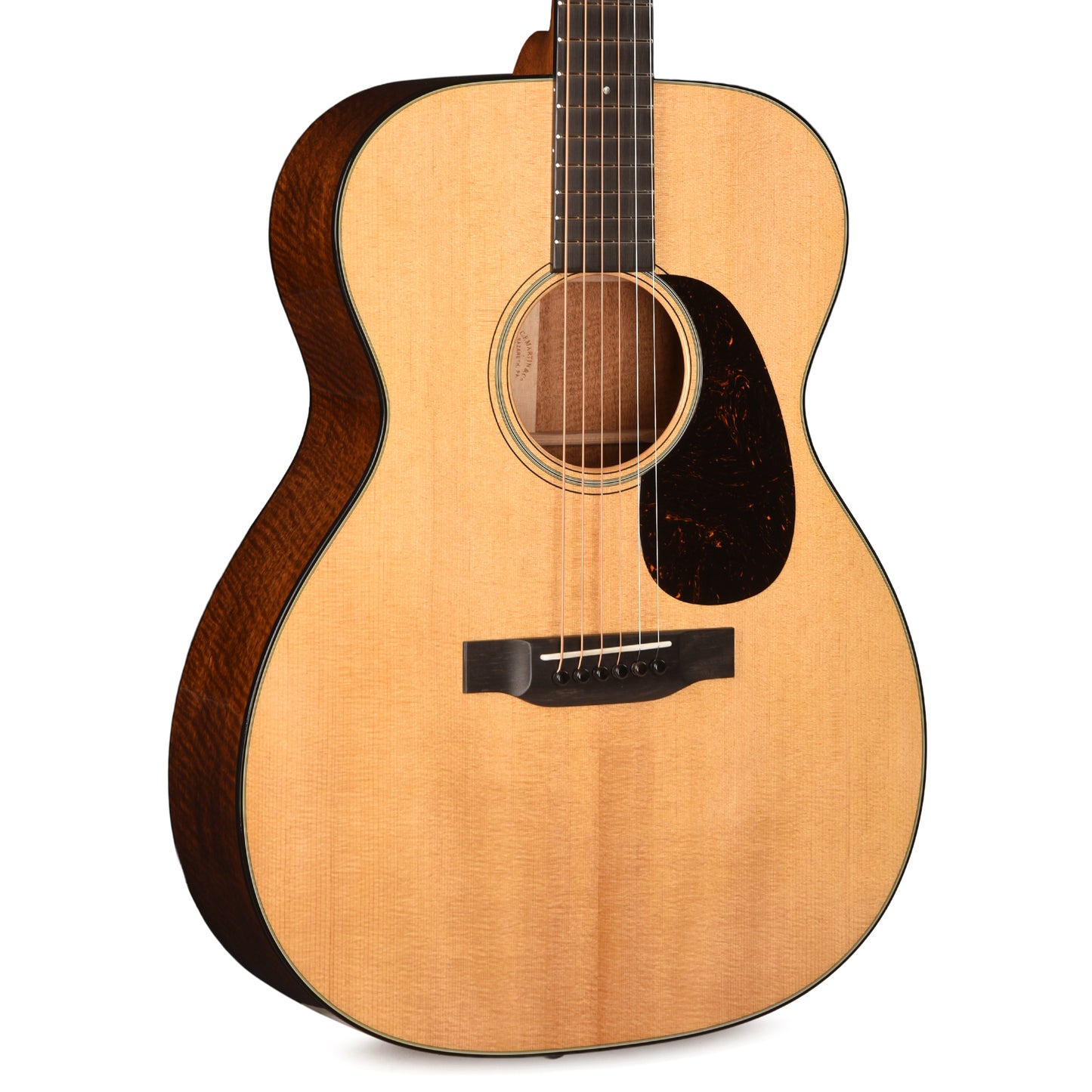 Martin Custom Shop OM-18 Style Auditorium Sitka Spruce VTS/Flamed Mahogany Natural Acoustic Guitars